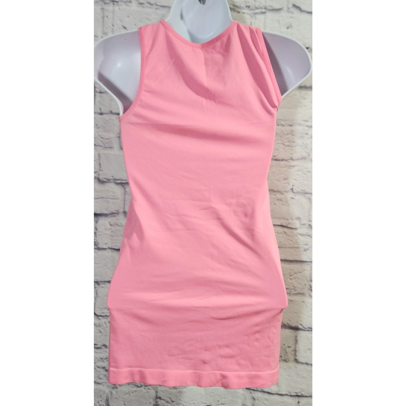 Other Love Charm Light Pink Round Neck Tank Top One Size Size ONE SIZE - 3 Thumbnail