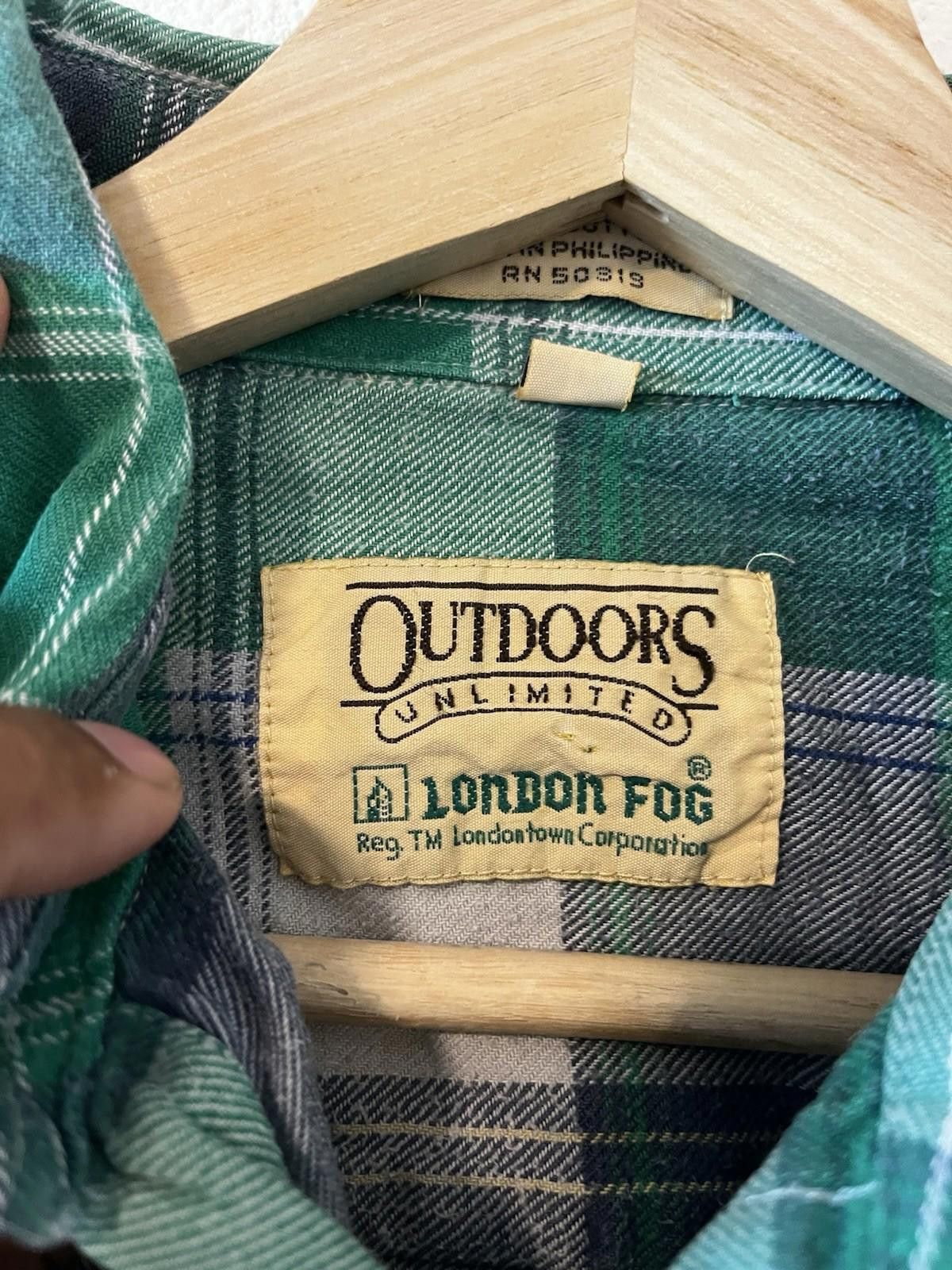 London Fog VTG London Fog Flannel Men L Shirt Outdoors Unlimited Grunge Size US L / EU 52-54 / 3 - 4 Thumbnail