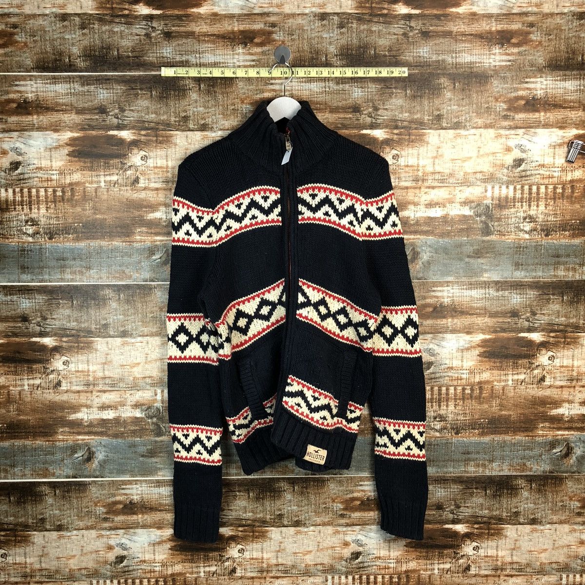 Hollister Hollister art Dark Blue Knitwear #A1709 Size US M / EU 48-50 / 2 - 1 Thumbnail