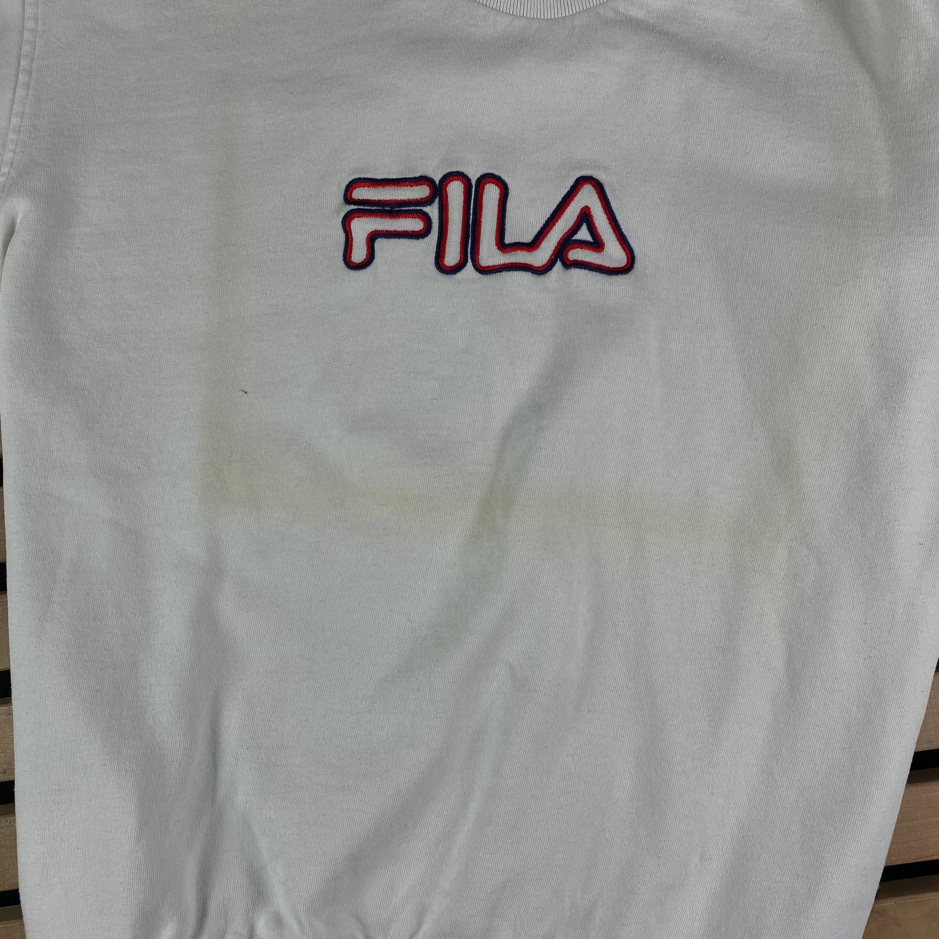 Fila × Vintage Mens Fila Vintage Big Ligo Sweatshirt Size M Size US M / EU 48-50 / 2 - 5 Thumbnail