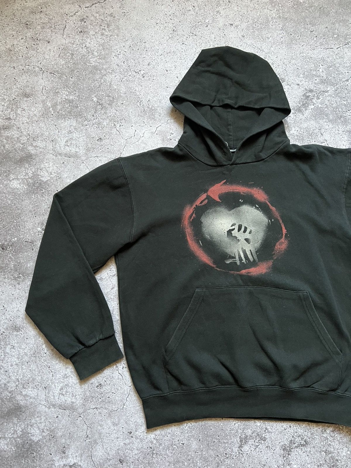 Band Tees × Vintage Rise Against Faded Hoodie Punk Rock Band Size US M / EU 48-50 / 2 - 2 Thumbnail