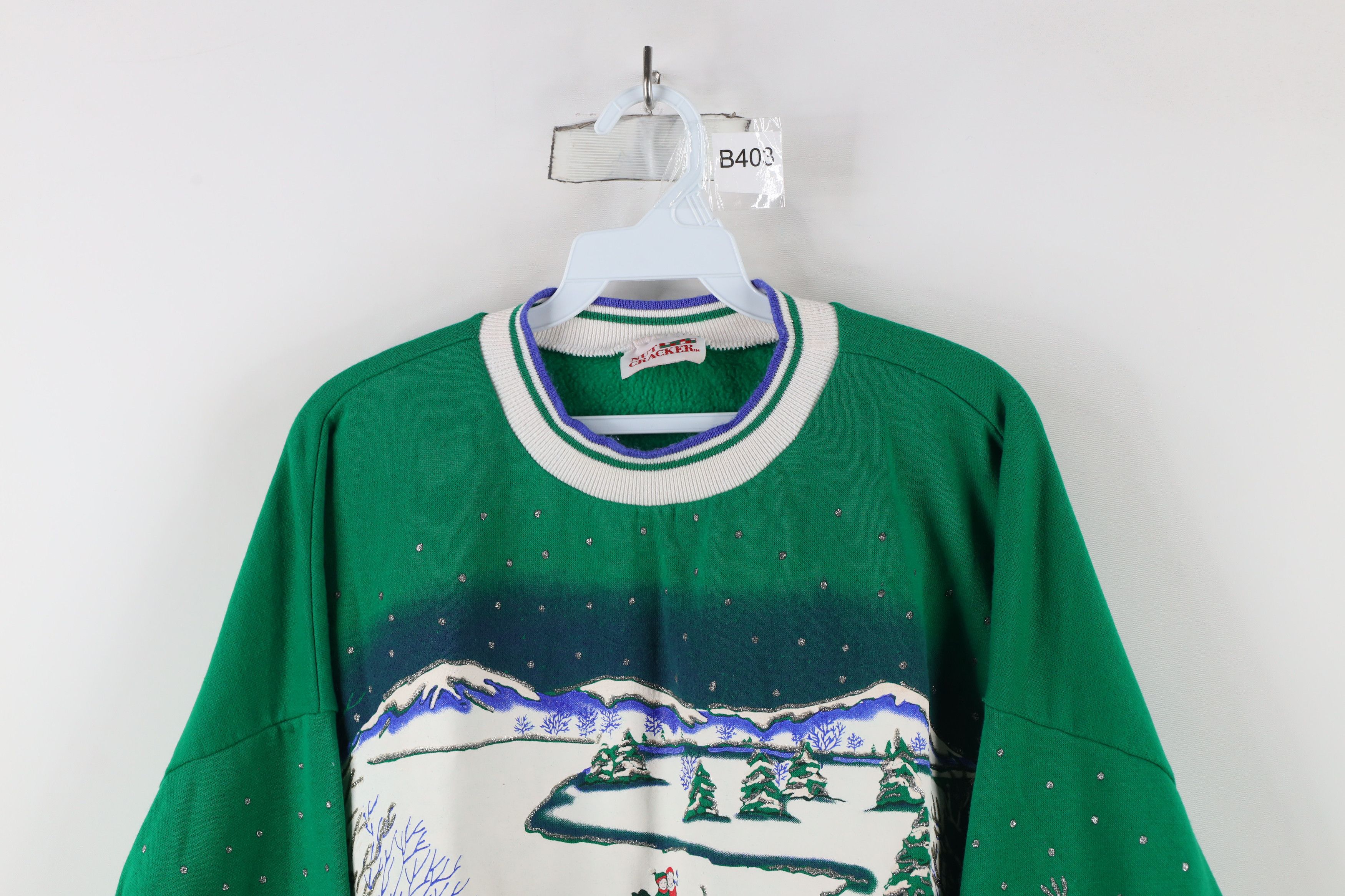 Vintage Vintage 90s Streetwear Christmas Crewneck Sweatshirt USA Size XL / US 12-14 / IT 48-50 - 2 Thumbnail