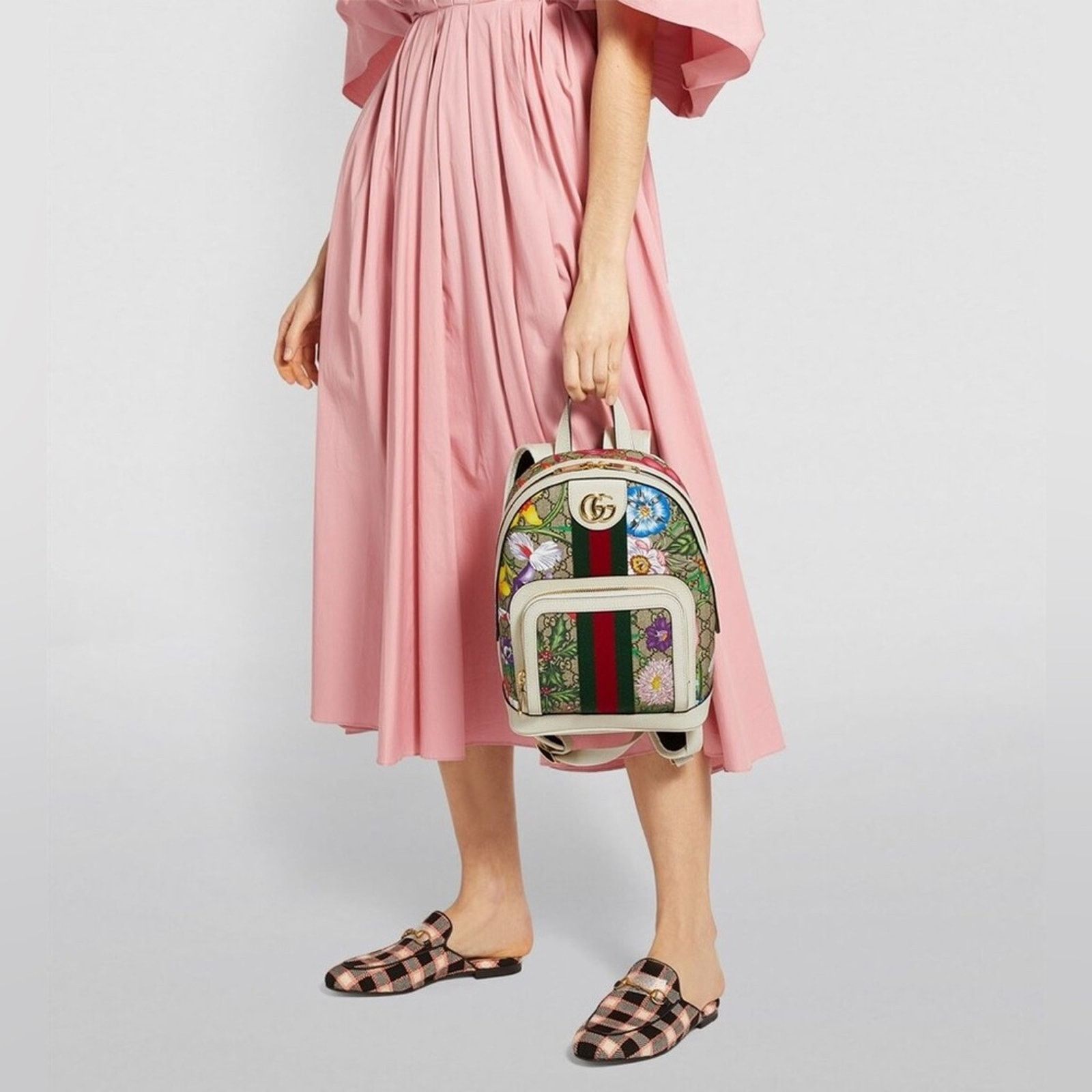 Gucci Gucci Ophidia GG Supreme Floral Backpack 547965 Size ONE SIZE - 15 Thumbnail