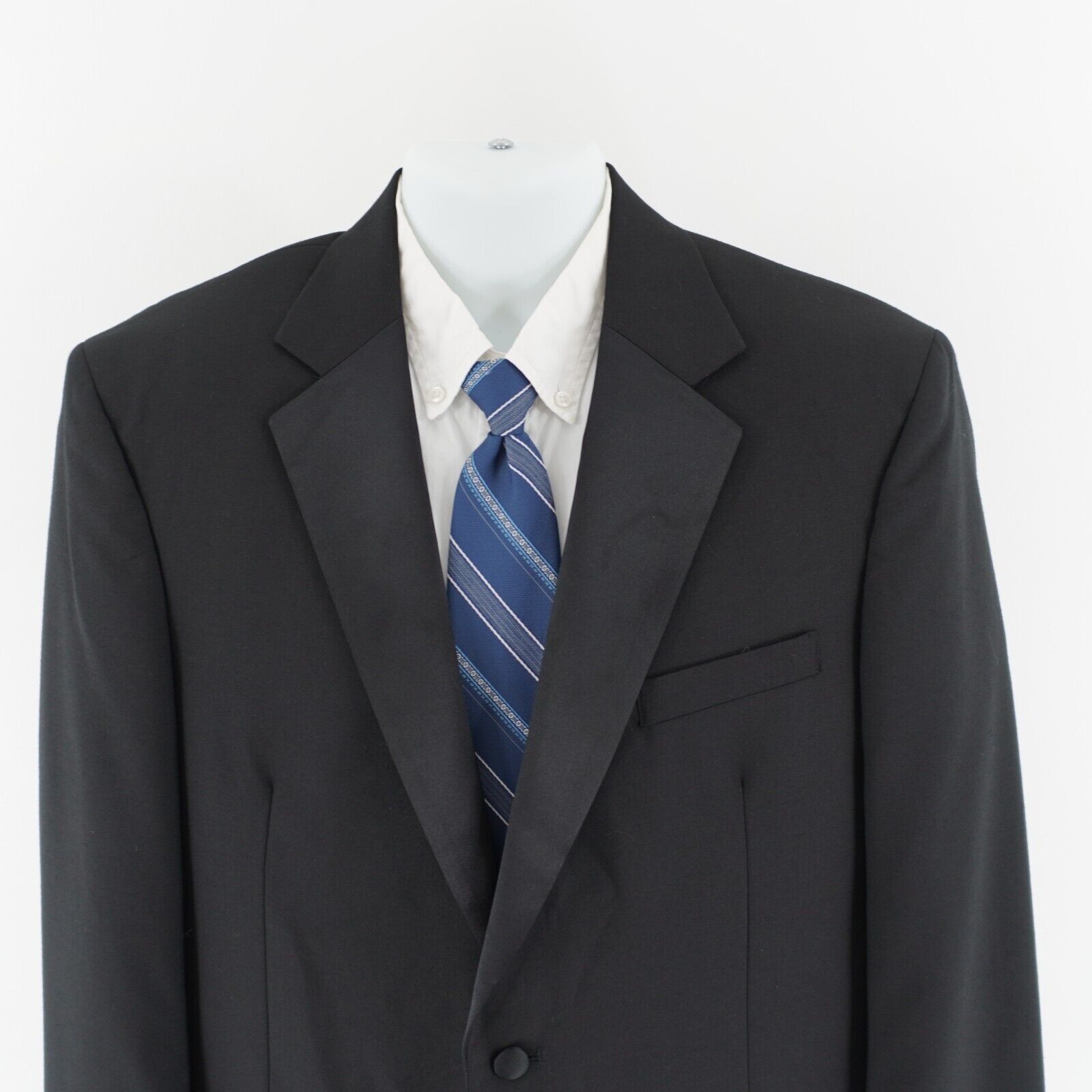 Jos. A. Bank Jos A Bank Black Wool 1 Felt Button Tuxedo Jacket 40S Or Sli Size 40S - 3 Thumbnail