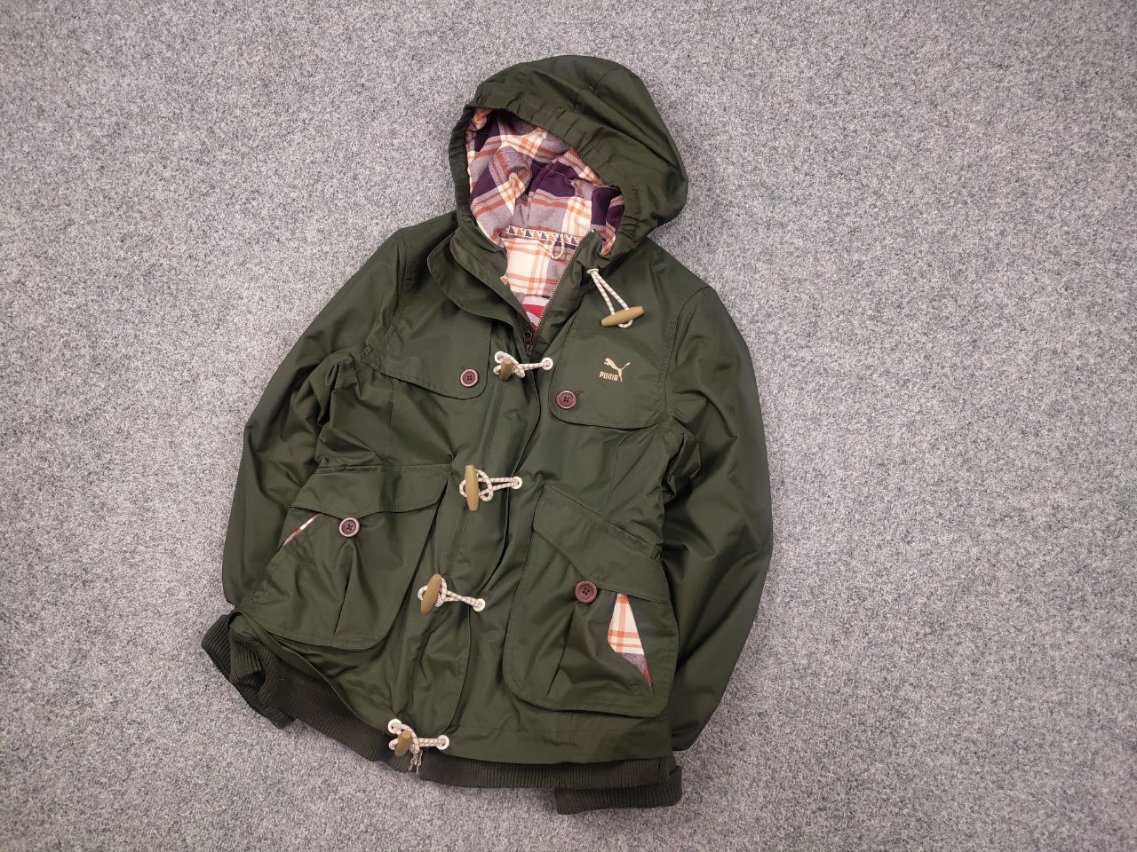 Puma Vintage Puma Storm fit Military cargo hooded Jacket Y2K Size S / US 4 / IT 40 - 4 Thumbnail