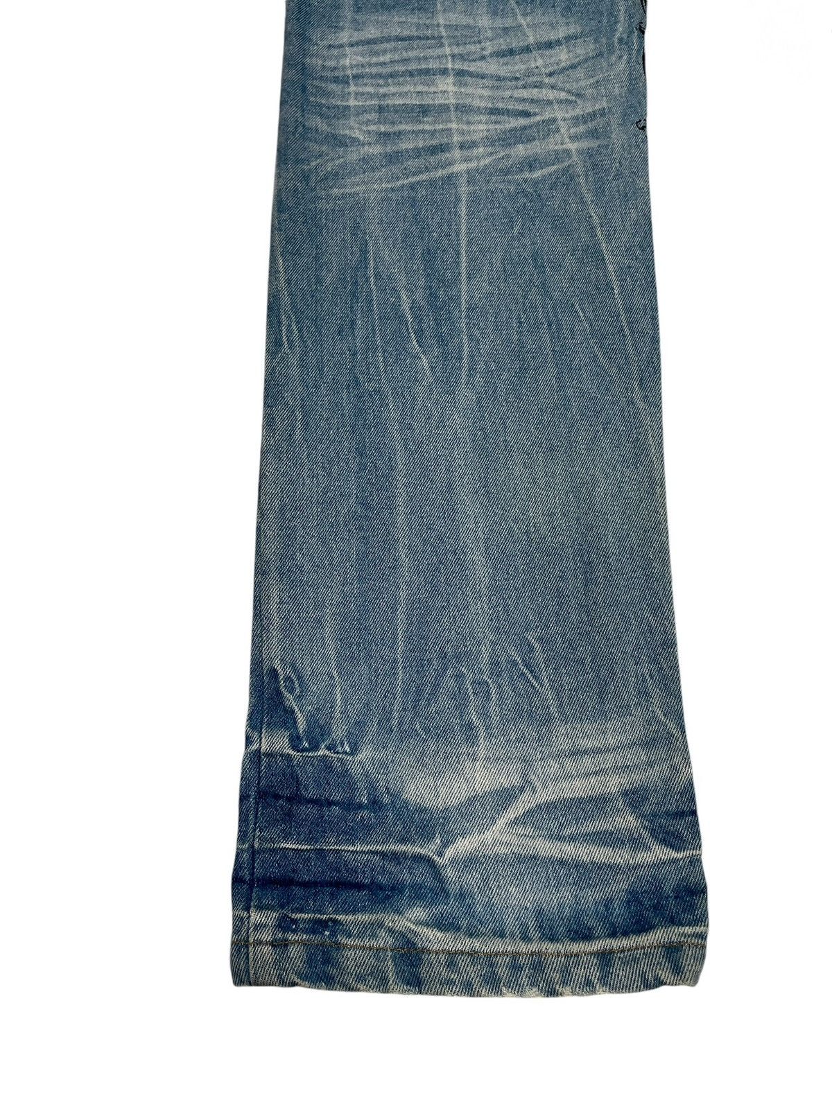 If Six Was Nine Rare Design Vintage Japanese Brand Art Jeans 1990s Size US 33 - 7 Thumbnail
