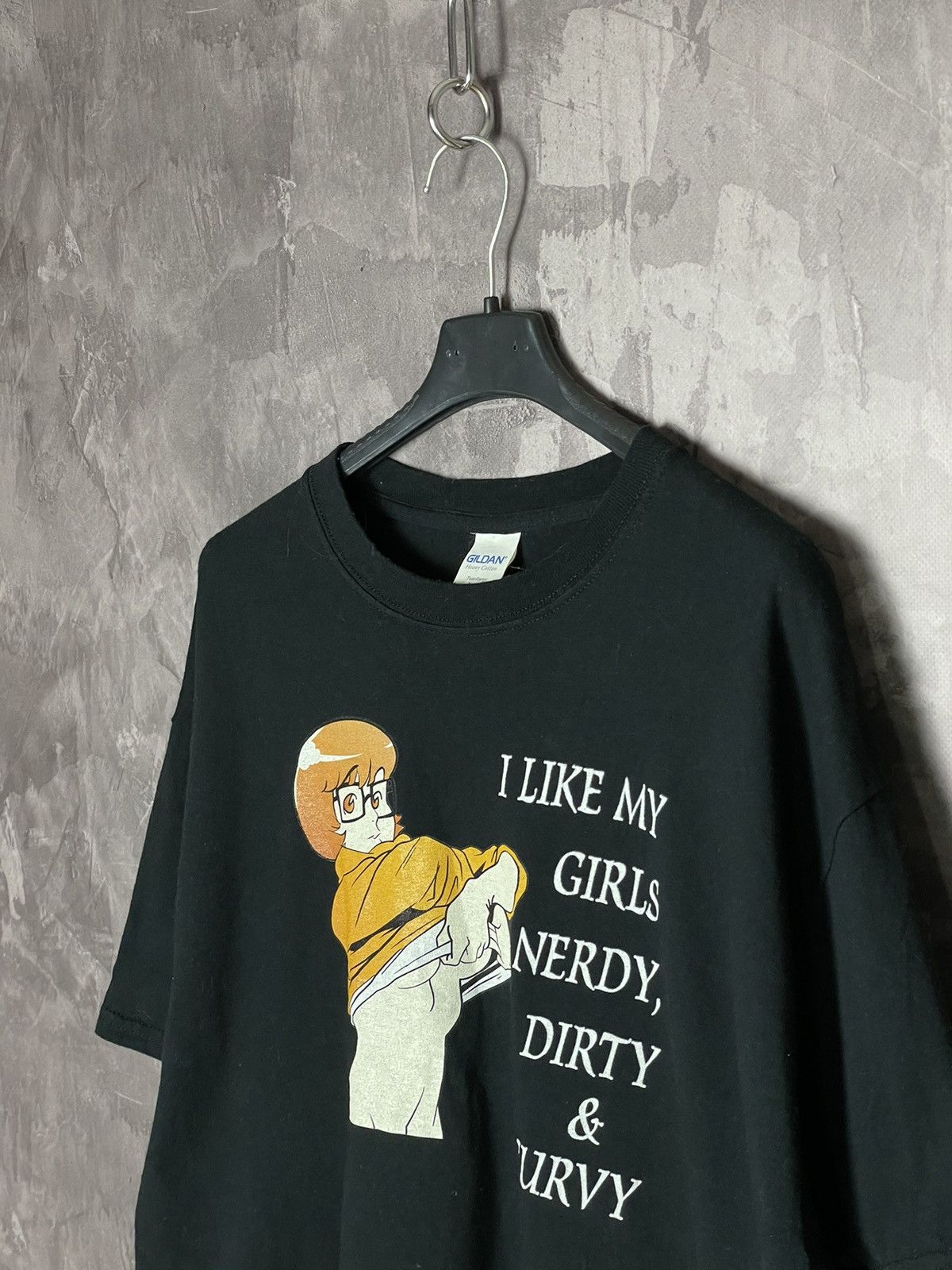 Vintage Sexy Velma Dinkley Scooby-Doo T-shirt humor 18+ Size US L / EU 52-54 / 3 - 5 Thumbnail