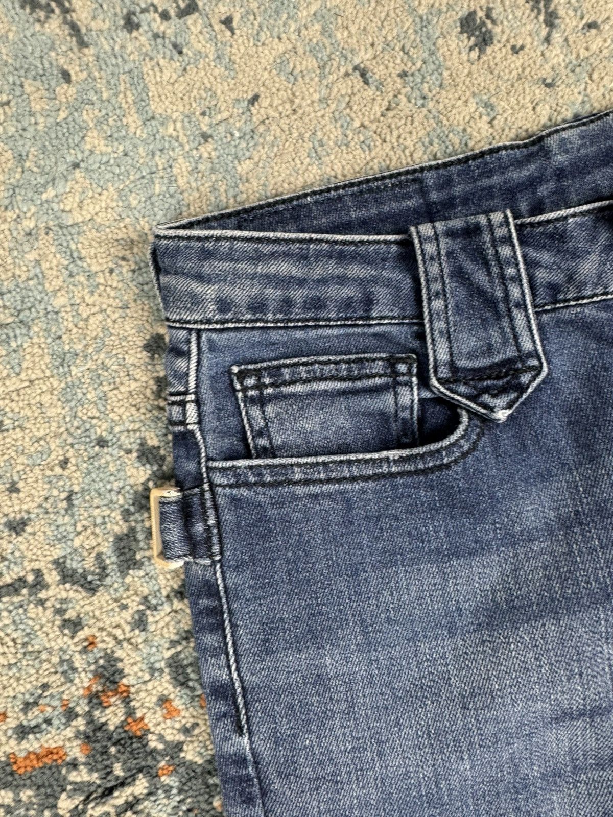 Zadig & Voltaire Vintage Y2K Zadig & Volaire flared denim slim fit hedi style Size US 27 - 12 Thumbnail