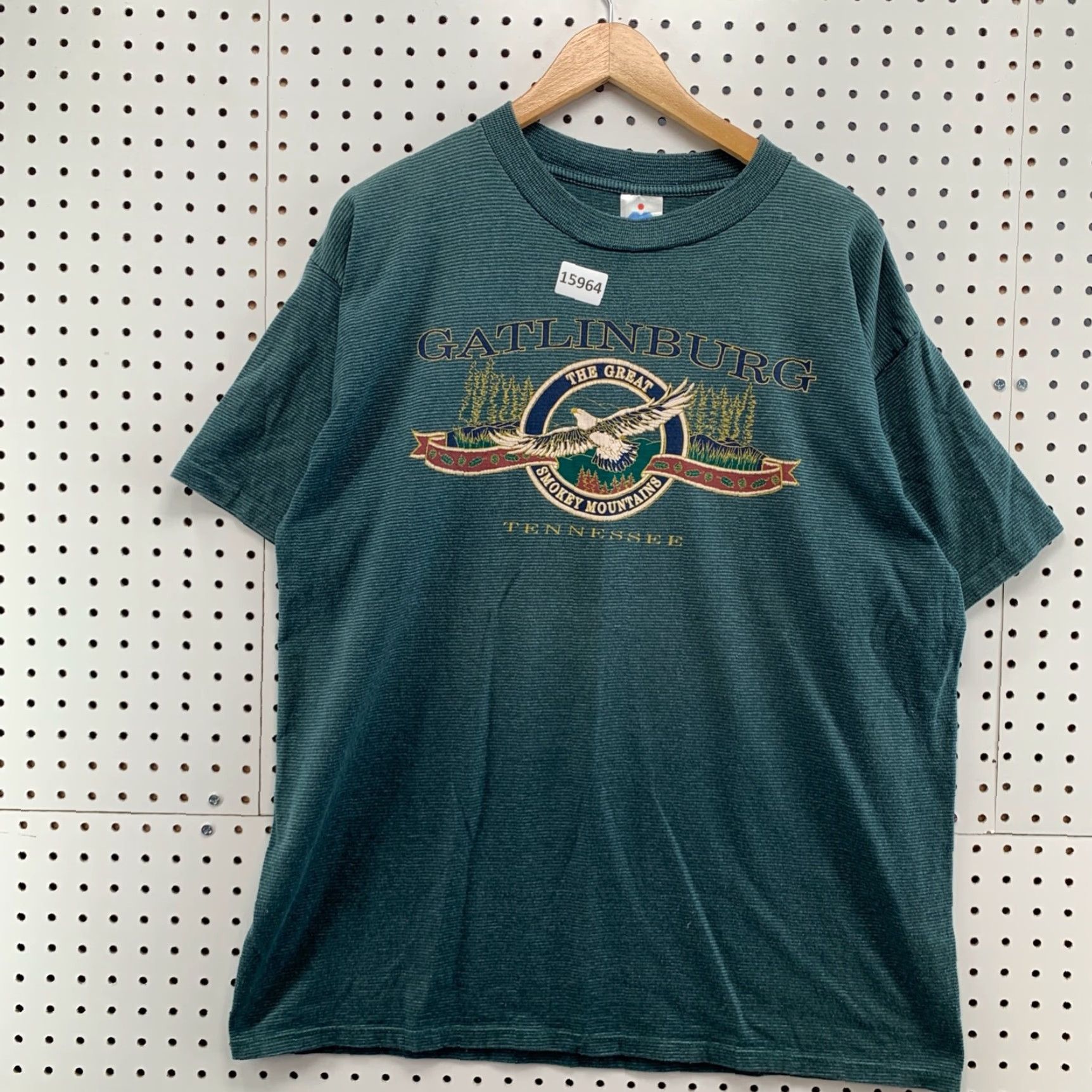 Vintage VINTAGE Miller Gatlinburg Shirt XL Green Striped Smoky Mountain Unisex Size US XL / EU 56 / 4 - 5 Thumbnail