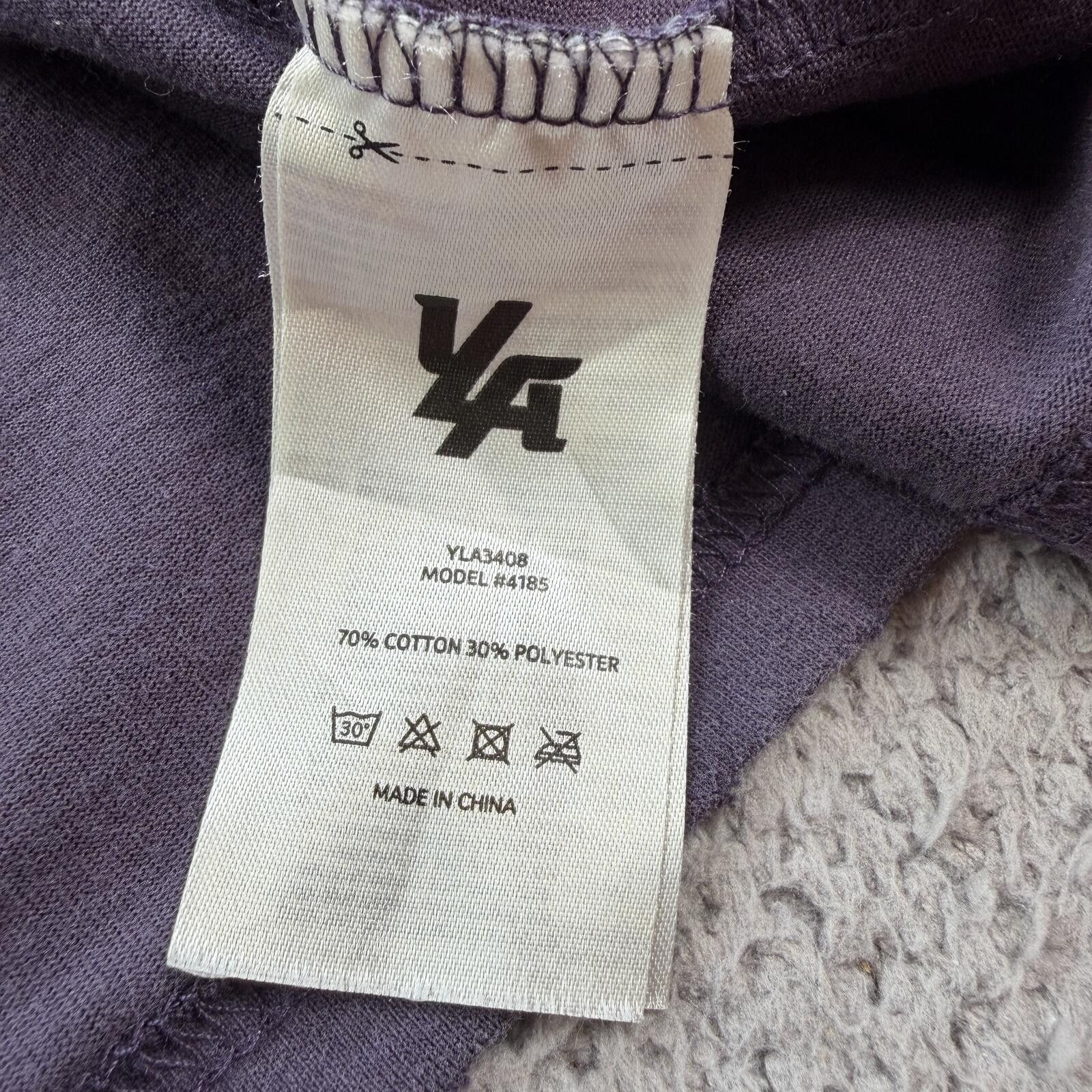 YoungLA YoungLA #4185 Chaos Tee T Shirt XL Purple Boxy Gym Pump Cove Size US XL / EU 56 / 4 - 5 Thumbnail
