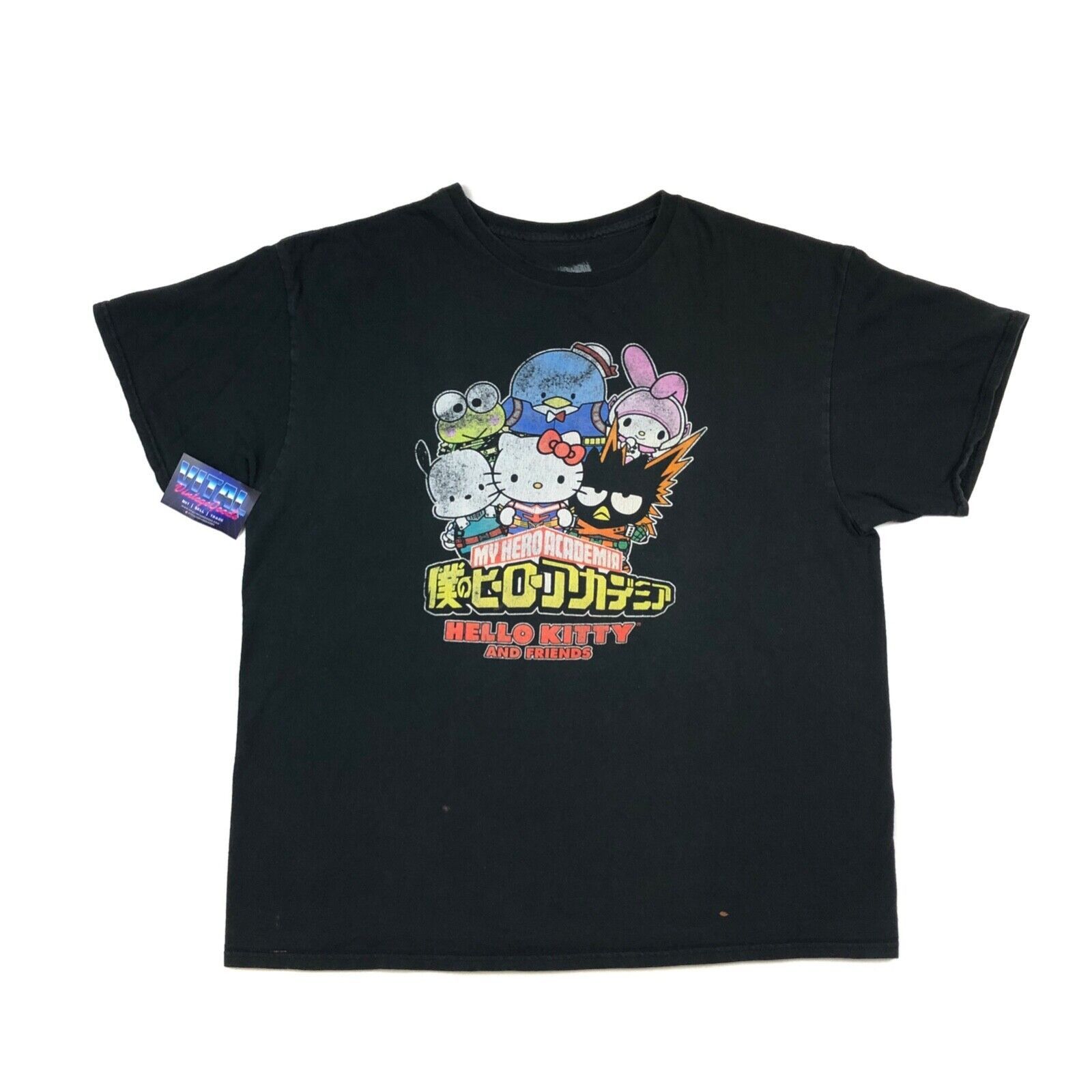 Vintage 2021 Hello Kitty and Friends My Hero Academia Black Tee XXL Size US XXL / EU 58 / 5 - 1 Thumbnail