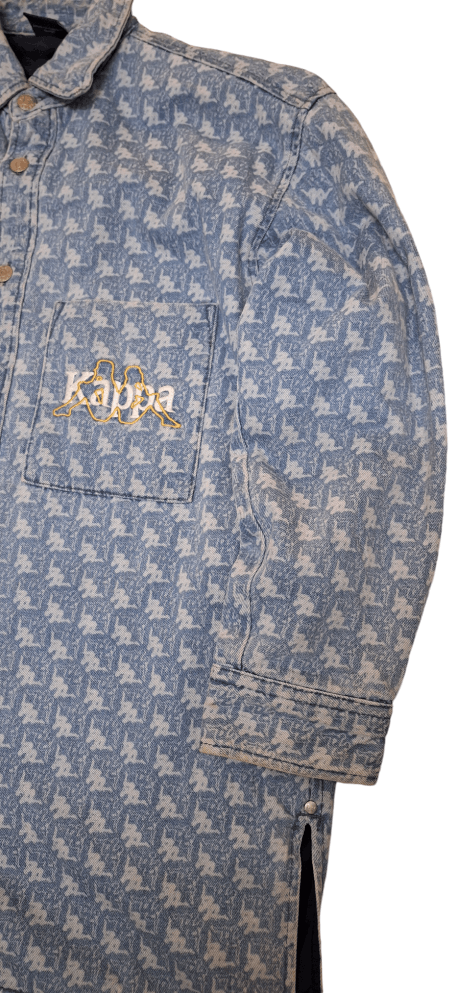 GU × Kappa Kappa × Gu Monogram Button Ups Jacket Size US S / EU 44-46 / 1 - 4 Thumbnail