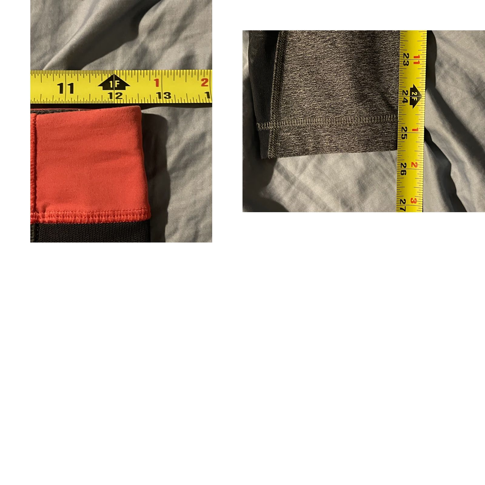 Lululemon Lululemon Athletica Leggings Women Size 4 Heather Gray Pink Compression 25 in Inseam 25.5 in Regular Color Gray Size 27" / US 4 / IT 40 - 8 Thumbnail