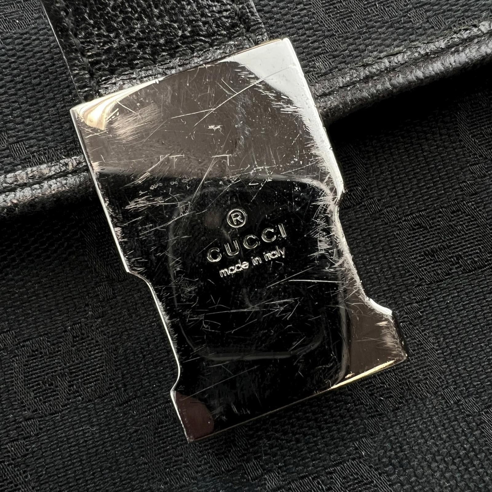 Gucci Gucci Black Monogram Waist Bag Size ONE SIZE - 6 Thumbnail