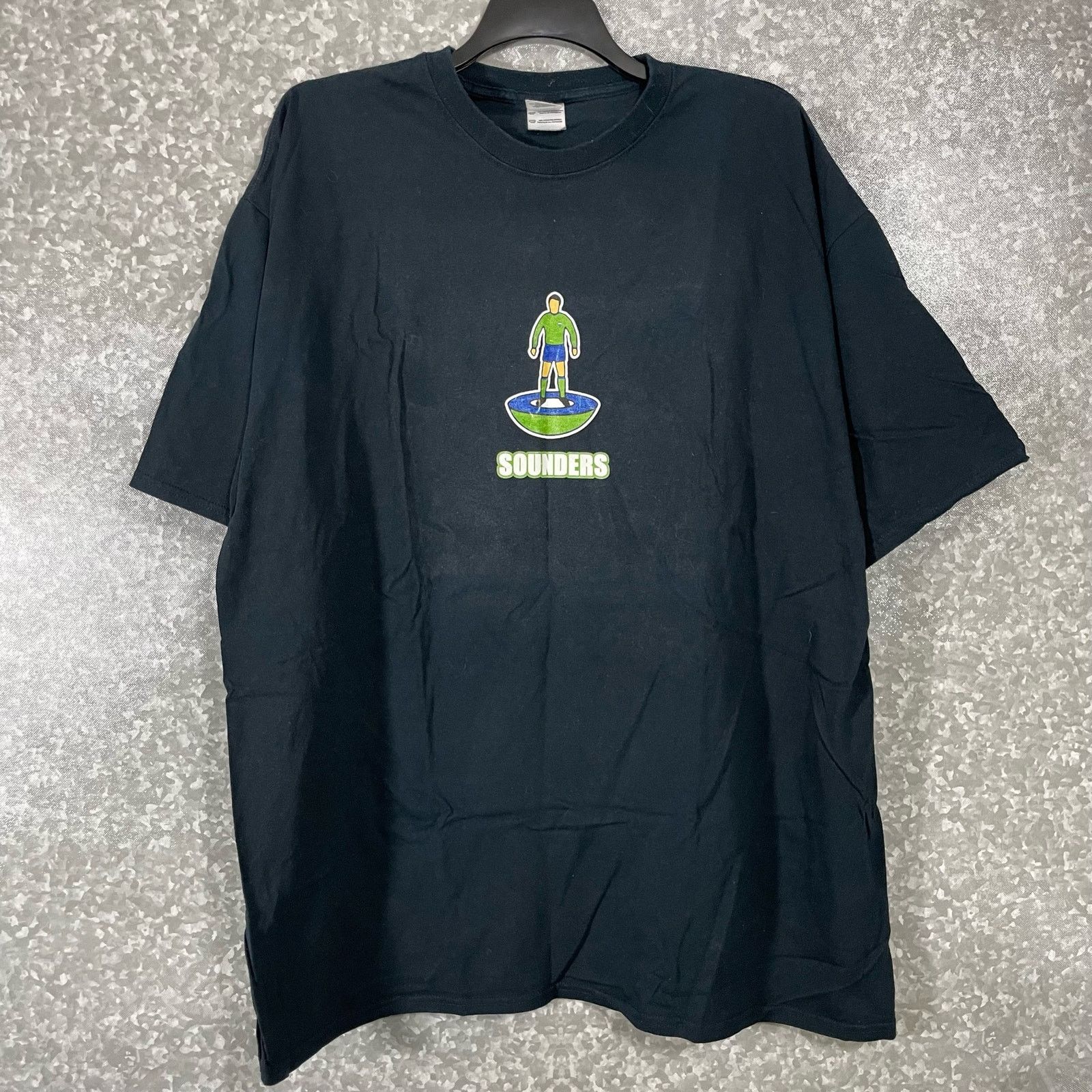 Gildan Seattle Sounders Navy Blue Subbuteo Graphic T-Shirt - 2XL Size US XXL / EU 58 / 5 - 1 Thumbnail