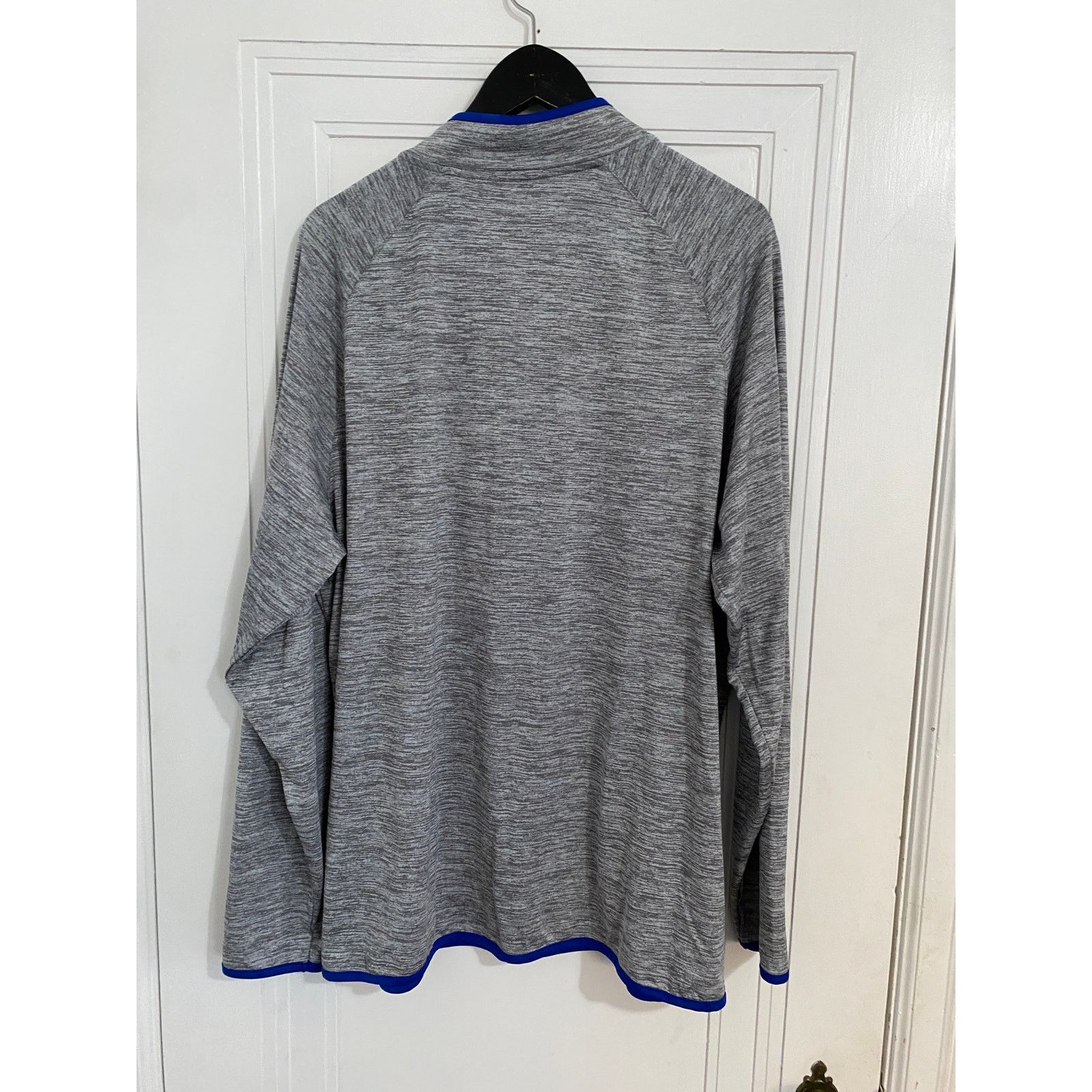 Colosseum Athletics Kansas Jayhawks Gray 1/4-Zip Men's Size XL Size US XL / EU 56 / 4 - 4 Thumbnail
