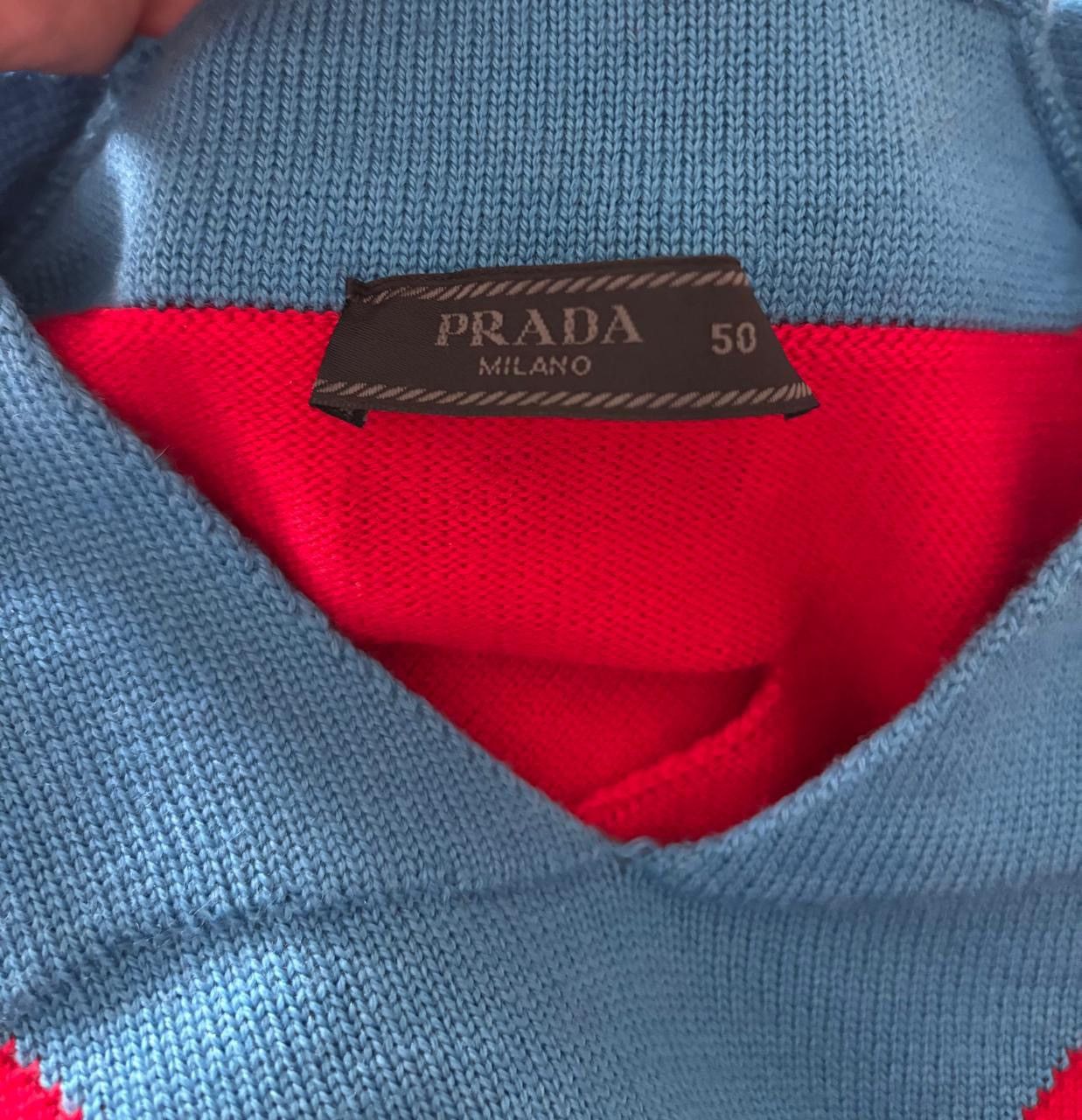 Prada Prada Wool Polo Sweater Size US M / EU 48-50 / 2 - 6 Thumbnail
