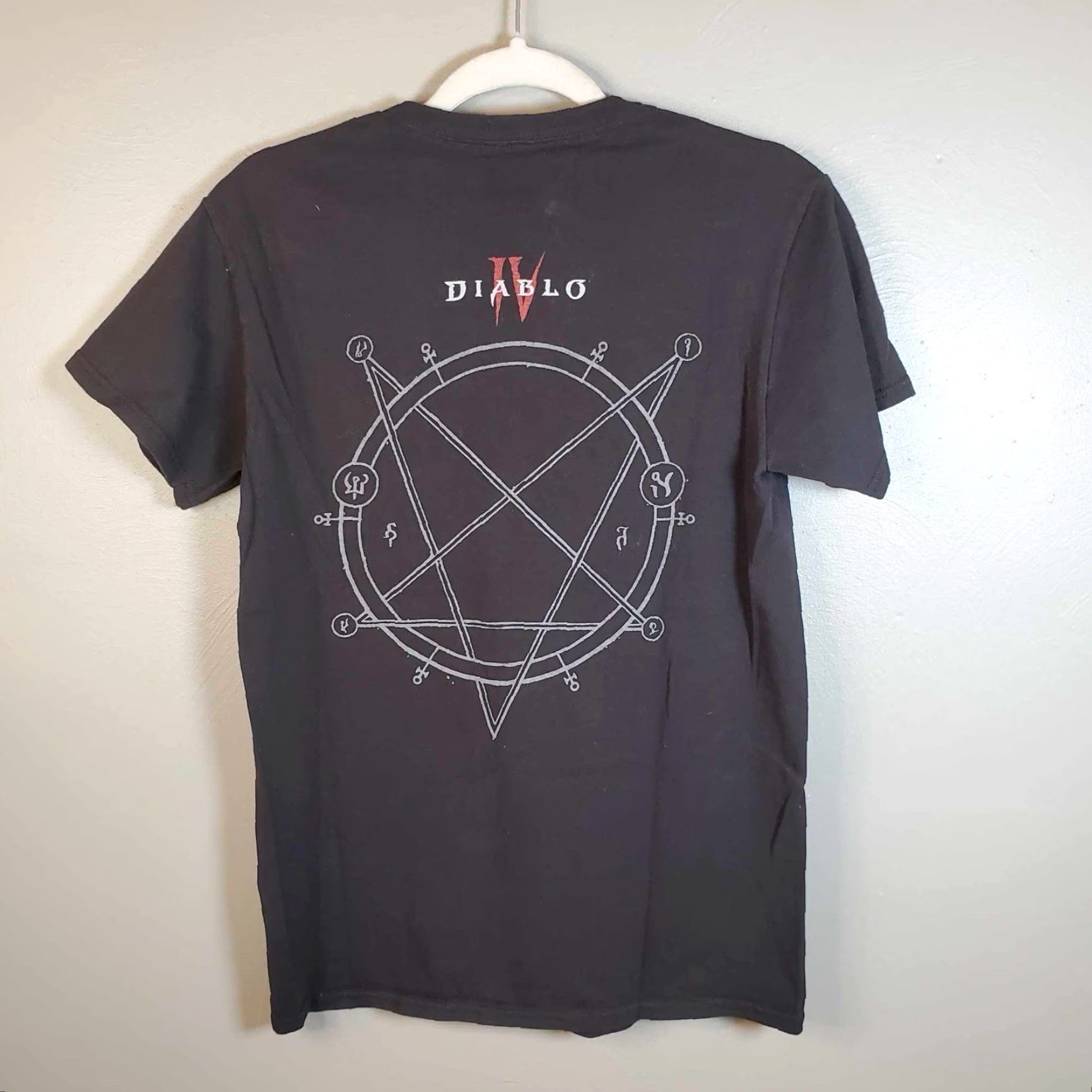 Vintage Blizzard Entertainment T-Shirt Diablo 4 IV Licensed Graphic Black Video Game Size Small S Size US S / EU 44-46 / 1 - 3 Thumbnail