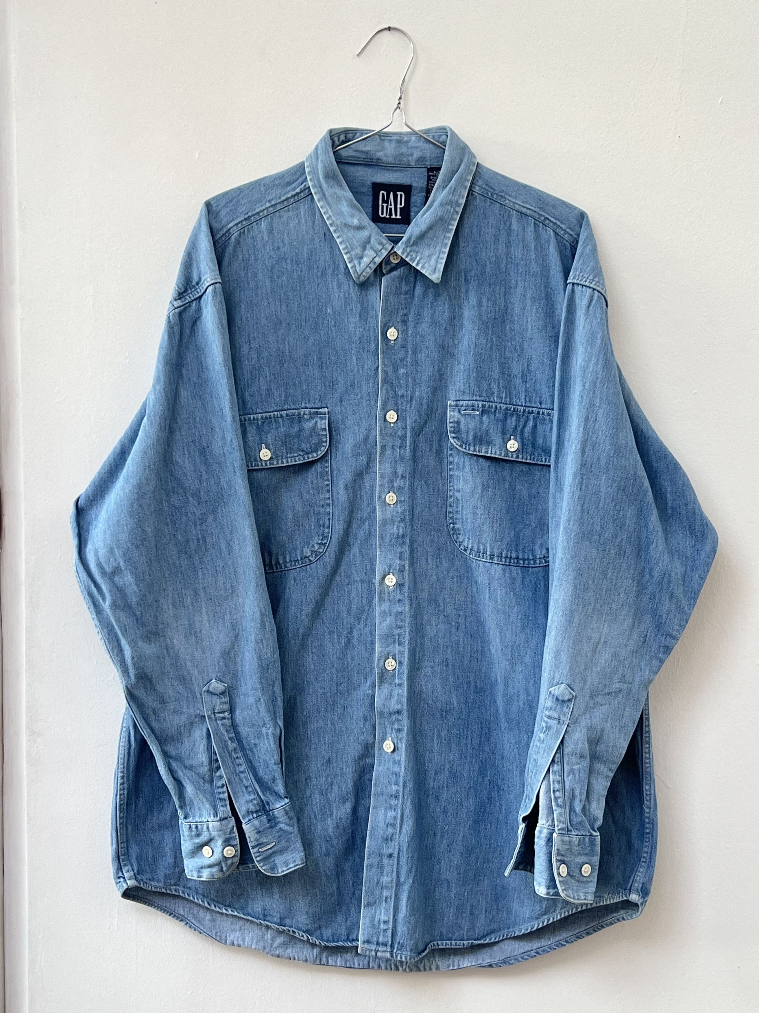 Gap × Vintage GAP vintage shirt Size US L / EU 52-54 / 3 - 3 Thumbnail