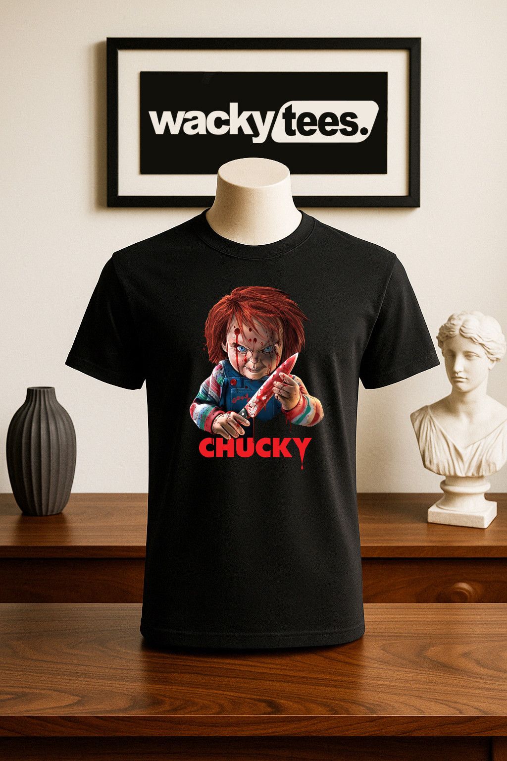 Other Chucky The Good Guy Ready To Play Horror Graphic Tee Shirt Size US L / EU 52-54 / 3 - 1 Thumbnail