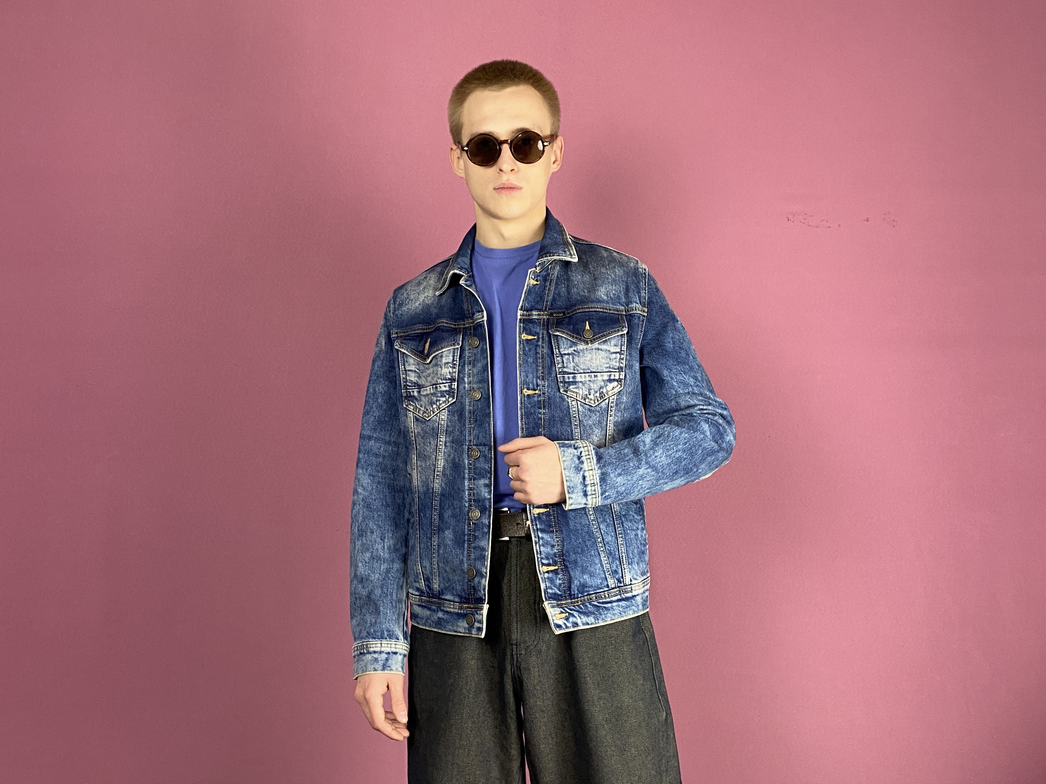 Guess Guess Vintage Men's Denim Jacket - M Jean Blazer Size US M / EU 48-50 / 2 - 4 Thumbnail