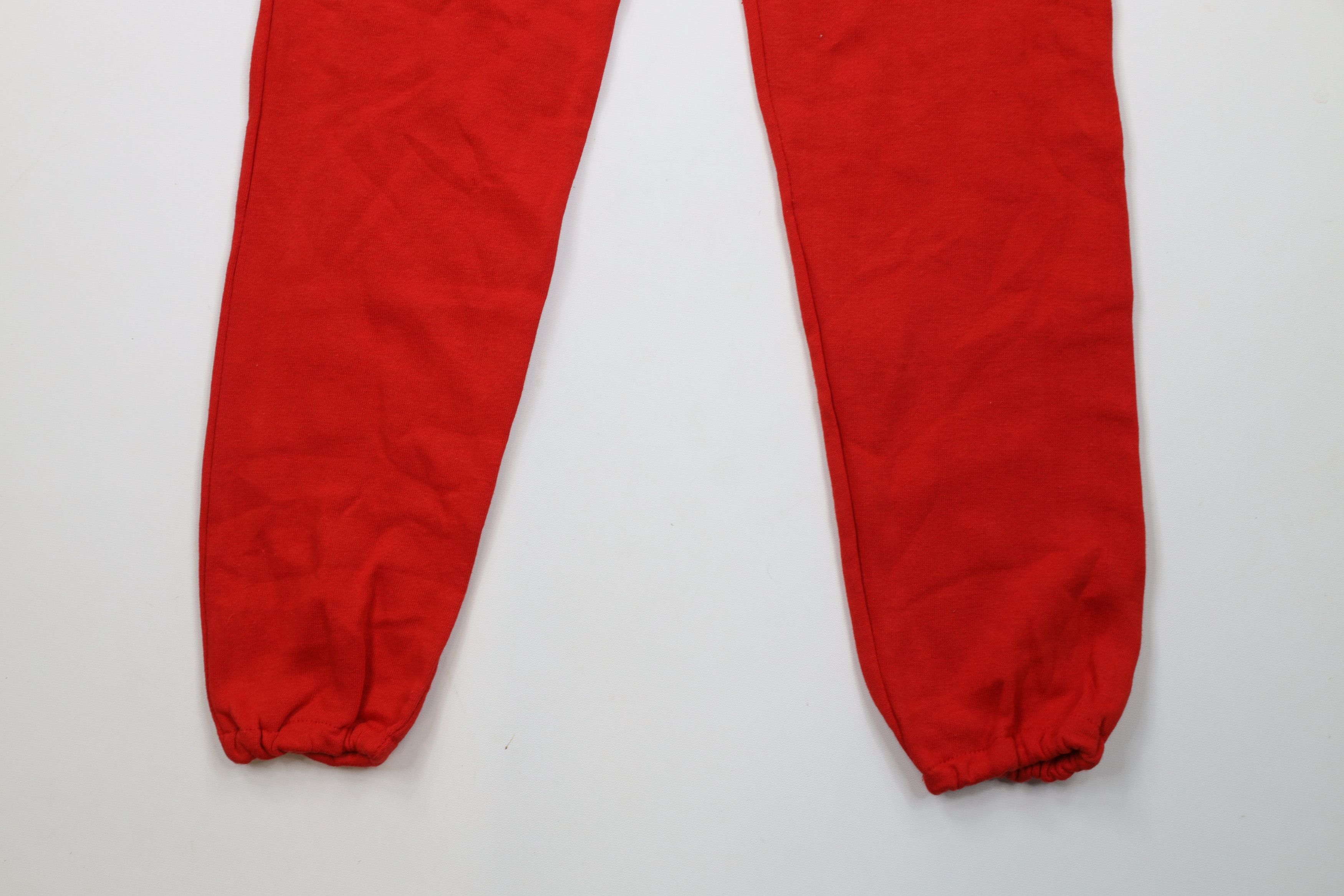 Vintage Vintage 90s Streetwear Sweatpants Joggers Pants Red USA Size US 32 / EU 48 - 4 Thumbnail