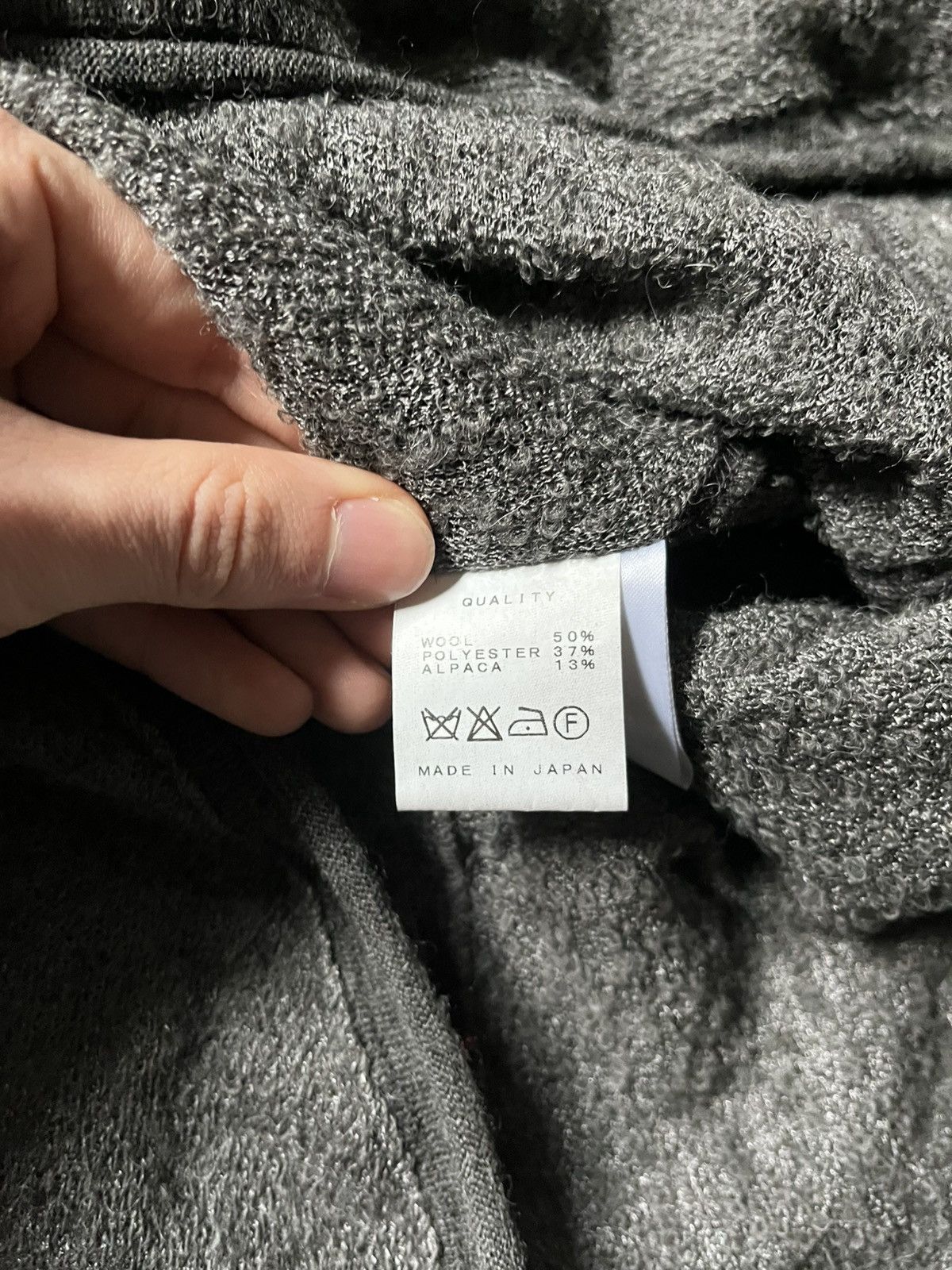 Julius Julius wool sweater F/W13-14 grey rare Size US XL / EU 56 / 4 - 8 Thumbnail