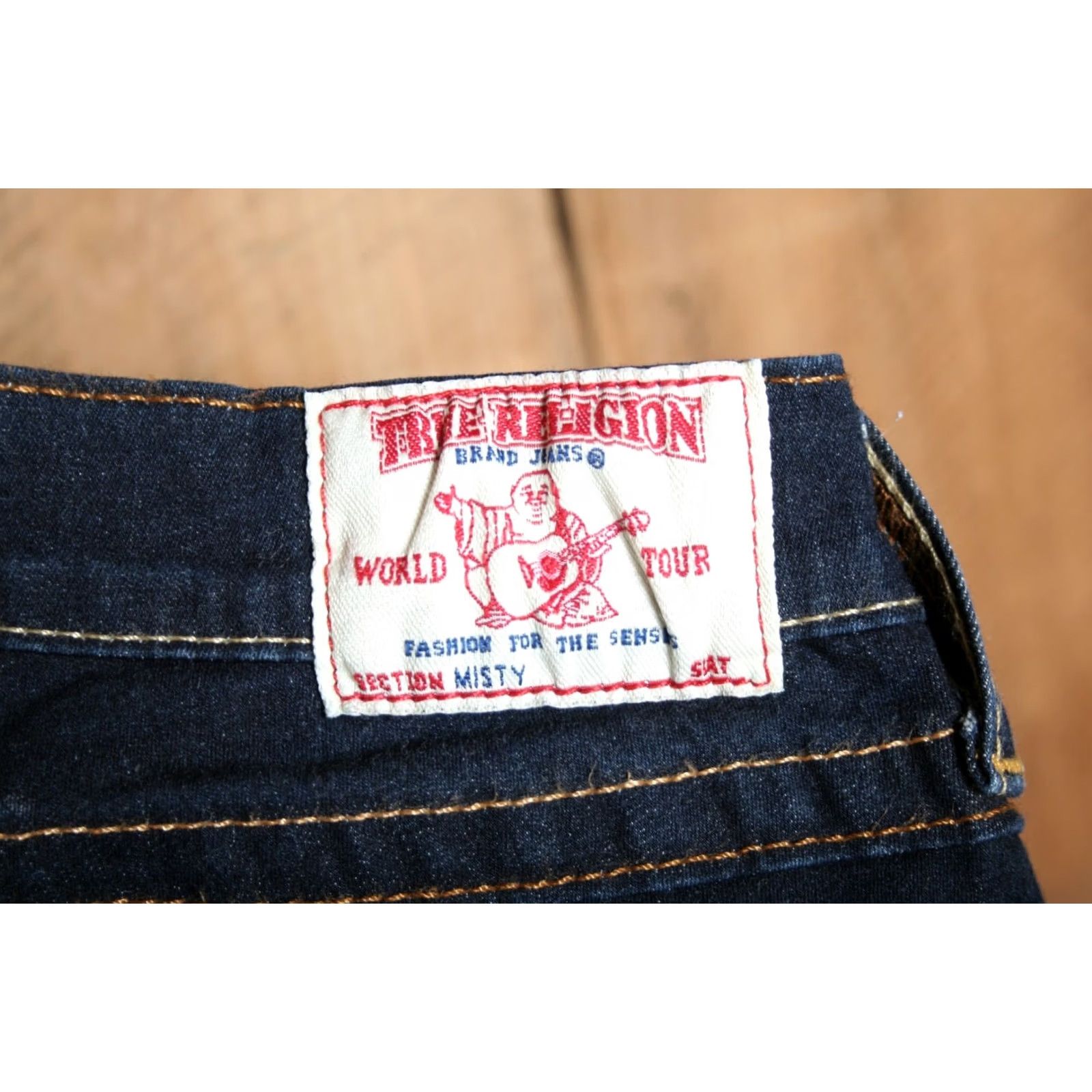 True Religion TRUE RELIGION Misty Blue Stretch Denim Skinny Jeans Sz. 28 Inseam 29" Womens Cotton Blend Denim Zip Size 28" / US 6 / IT 42 - 5 Thumbnail