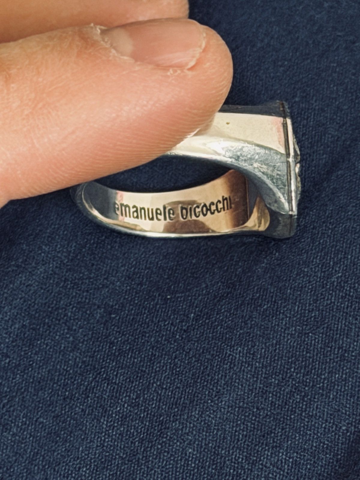 Emanuele Bicocchi Emanuele Bicocchi Chrome Hearts Esque Ring Size ONE SIZE - 3 Thumbnail