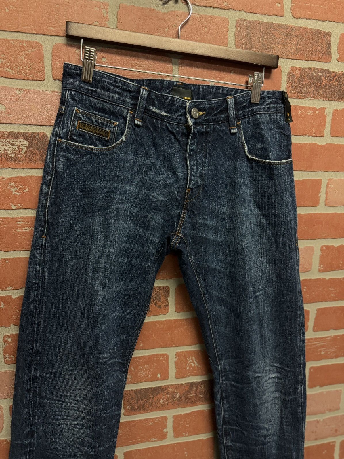 Fendi Fendi Jeans Blue Size 32/34 Authentic VINTAGE RARE Size US 32 / EU 48 - 5 Thumbnail