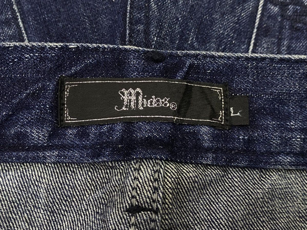 Hysteric Glamour Japanese Brand “MIDAS” Low Rise Glitter Splash BootCut Jeans Size US 30 / EU 46 - 13 Thumbnail