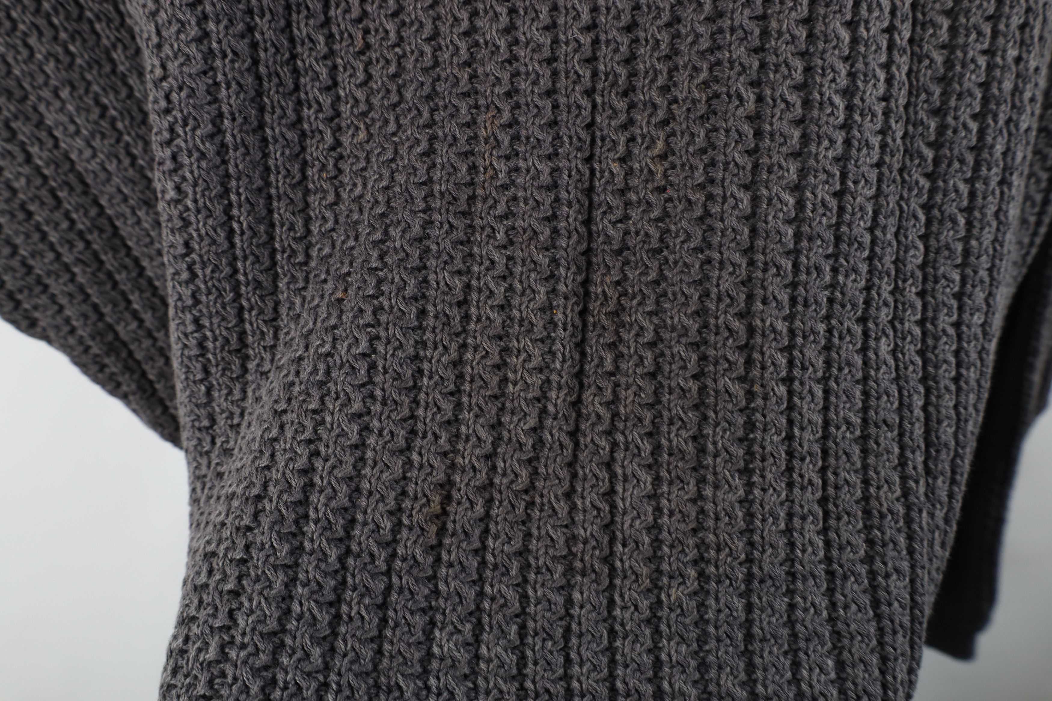 Vintage Vintage 90s Streetwear Baggy Oversized Ribbed Knit Sweater Size US L / EU 52-54 / 3 - 4 Thumbnail
