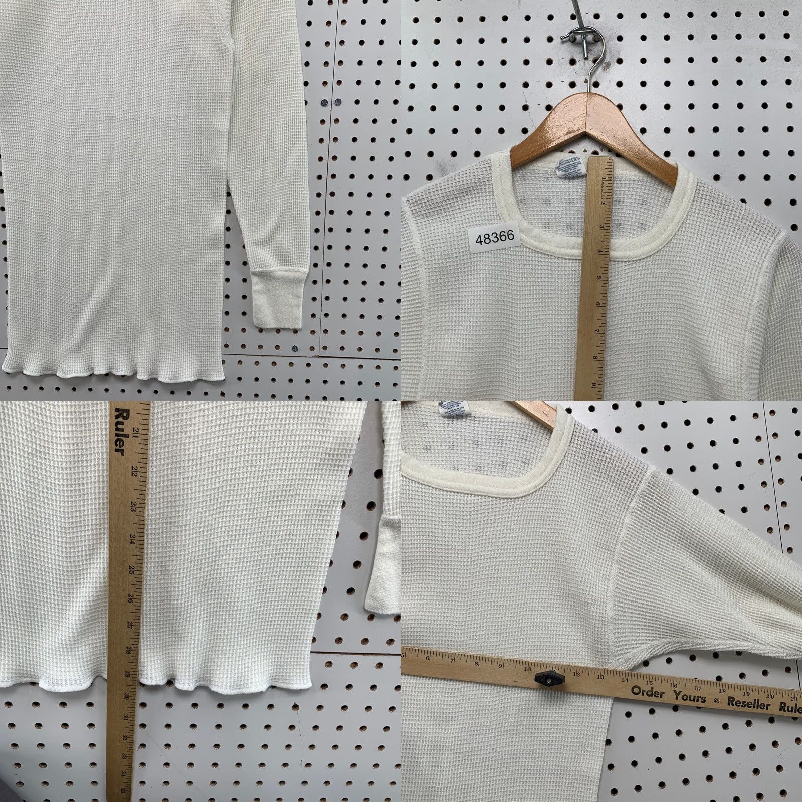 Vintage VINTAGE J.E. Morgan Long Johns Thermal Shirt Mens XL Crew Neck White Size US XL / EU 56 / 4 - 9 Thumbnail
