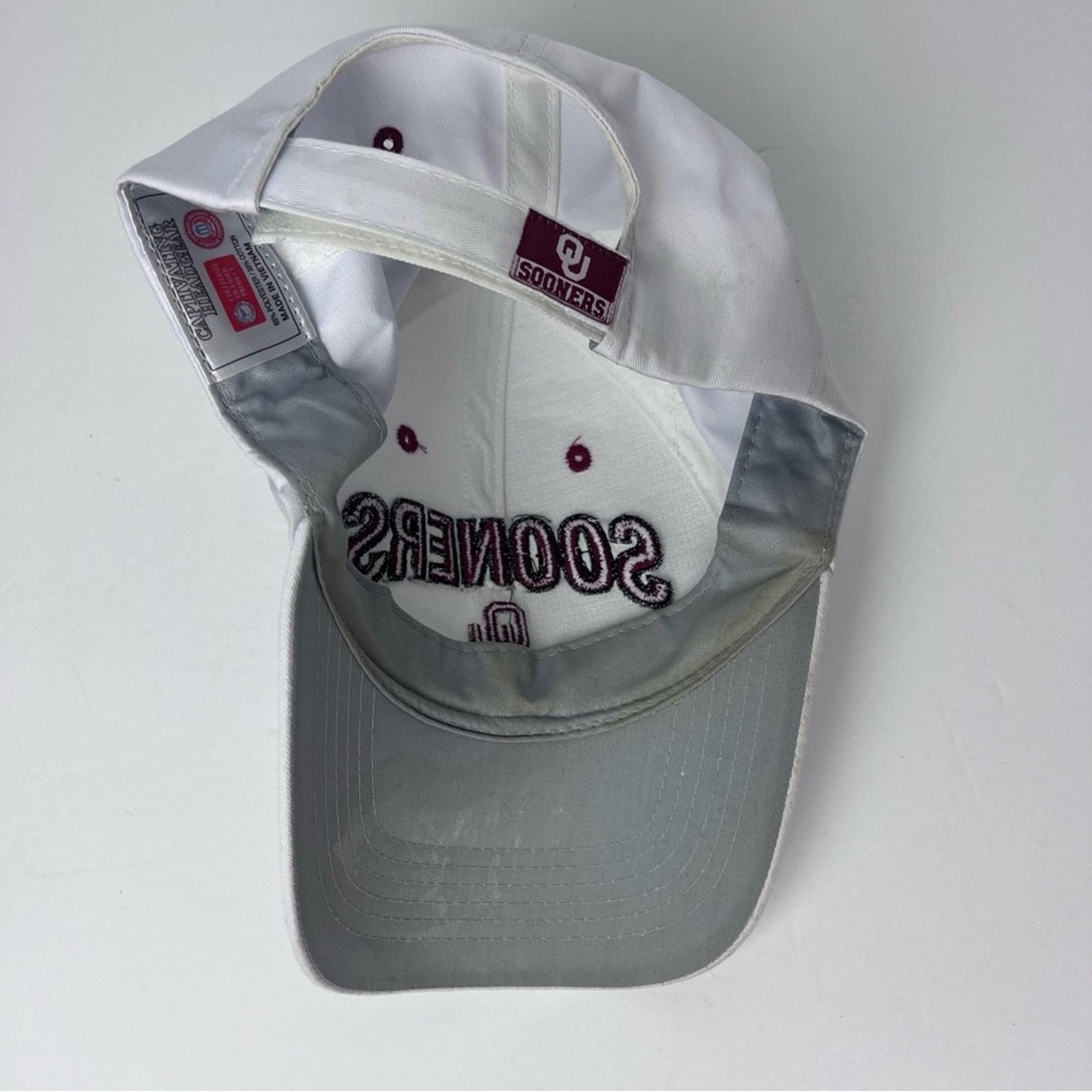 Other Sooners Oklahoma University White Baseball Cap Unisex OS Size ONE SIZE - 10 Thumbnail