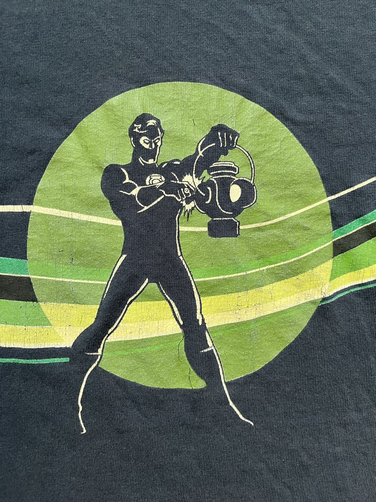 Vintage VINTAGE GREEN LANTERN SUPERHERO T-SHIRT Size US XXL / EU 58 / 5 - 4 Thumbnail
