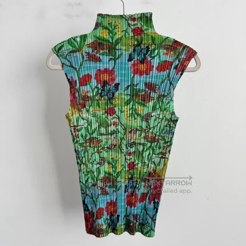 Issey Miyake Issey Miyake Green Vest Size L / US 10 / IT 46 - 2 Thumbnail