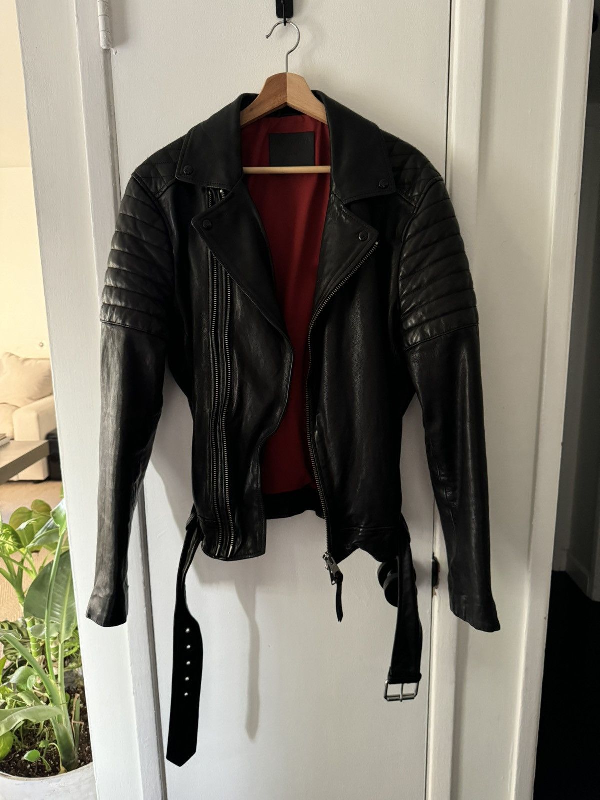 Allsaints Allsaint leather biker jacket Size US L / EU 52-54 / 3 - 1 Thumbnail