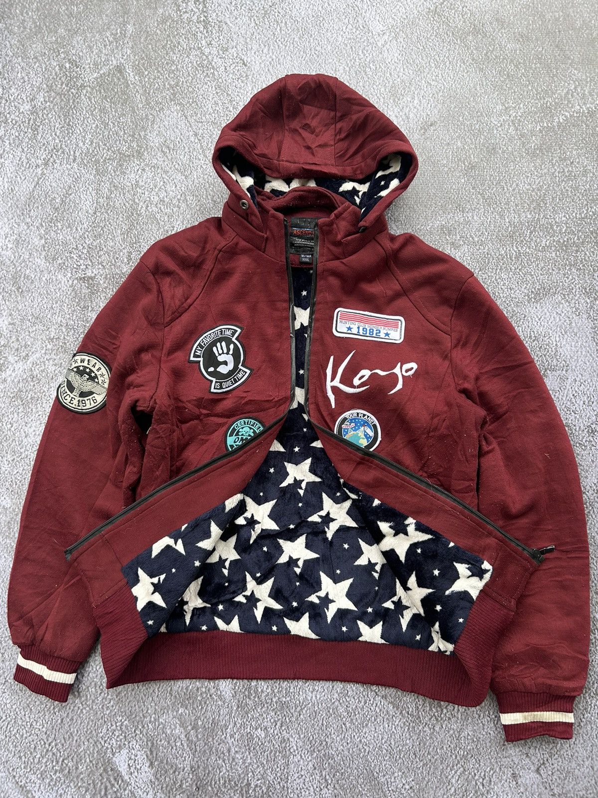 Beauty Beast × Hysteric Glamour × Japanese Brand Ascend Fox patch zipper faux hoodie stars Ifsix LGB Size US L / EU 52-54 / 3 - 2 Thumbnail