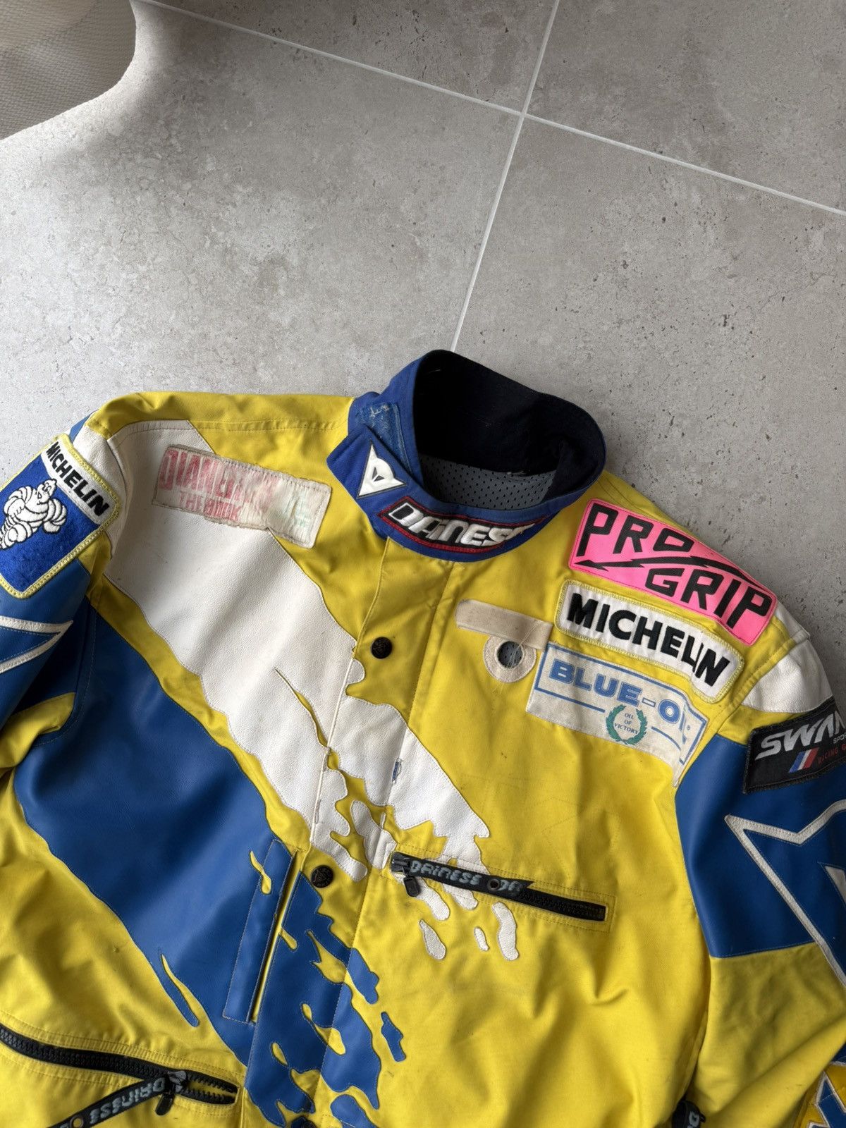 Dainese 🔥VERY RARE Dainese Hydrogen Racing Jacket Suzuki Honda🔥 Size US L / EU 52-54 / 3 - 3 Thumbnail