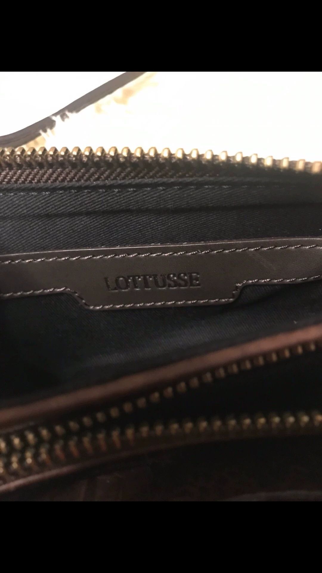 Other brown croc embossed leather double compartment crossbody Size ONE SIZE - 4 Thumbnail