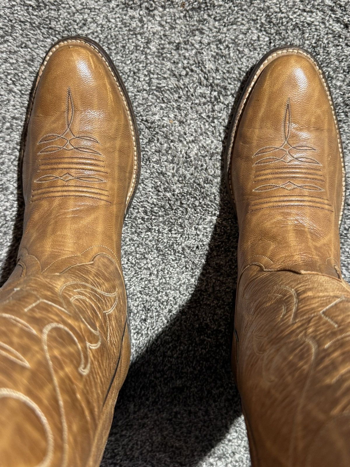 Rios of Mercedes Rios of Mercedes Men’s Royal Calfskin Cowboy Boots Size 7.5B Size US 7.5 / EU 40-41 - 8 Thumbnail