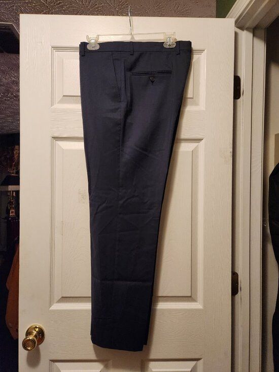Kenneth Cole Kenneth Cole men's navy 98%wool dress pants size: 38/30 Size 38R - 2 Thumbnail