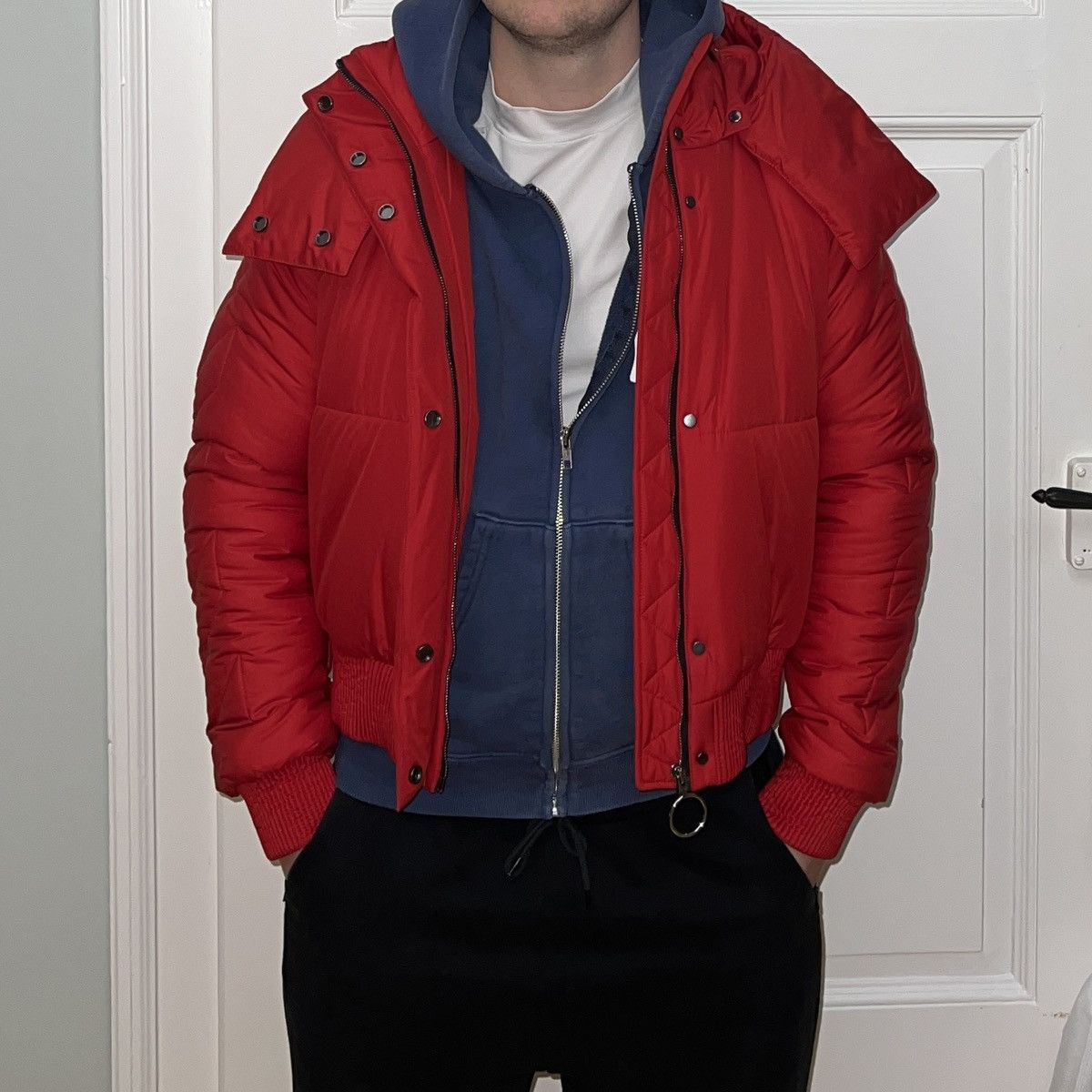 Off-White Off White Red Downjacket Size US S / EU 44-46 / 1 - 17 Thumbnail