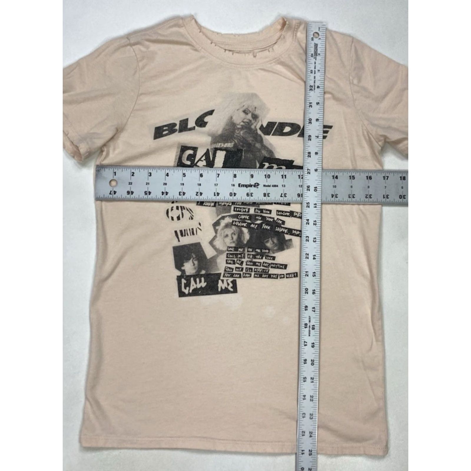 Vintage VINTAGE Blondie Call Me Graphic T-shirt Women XS Short Sleeve Size XS / US 0-2 / IT 36-38 - 5 Thumbnail