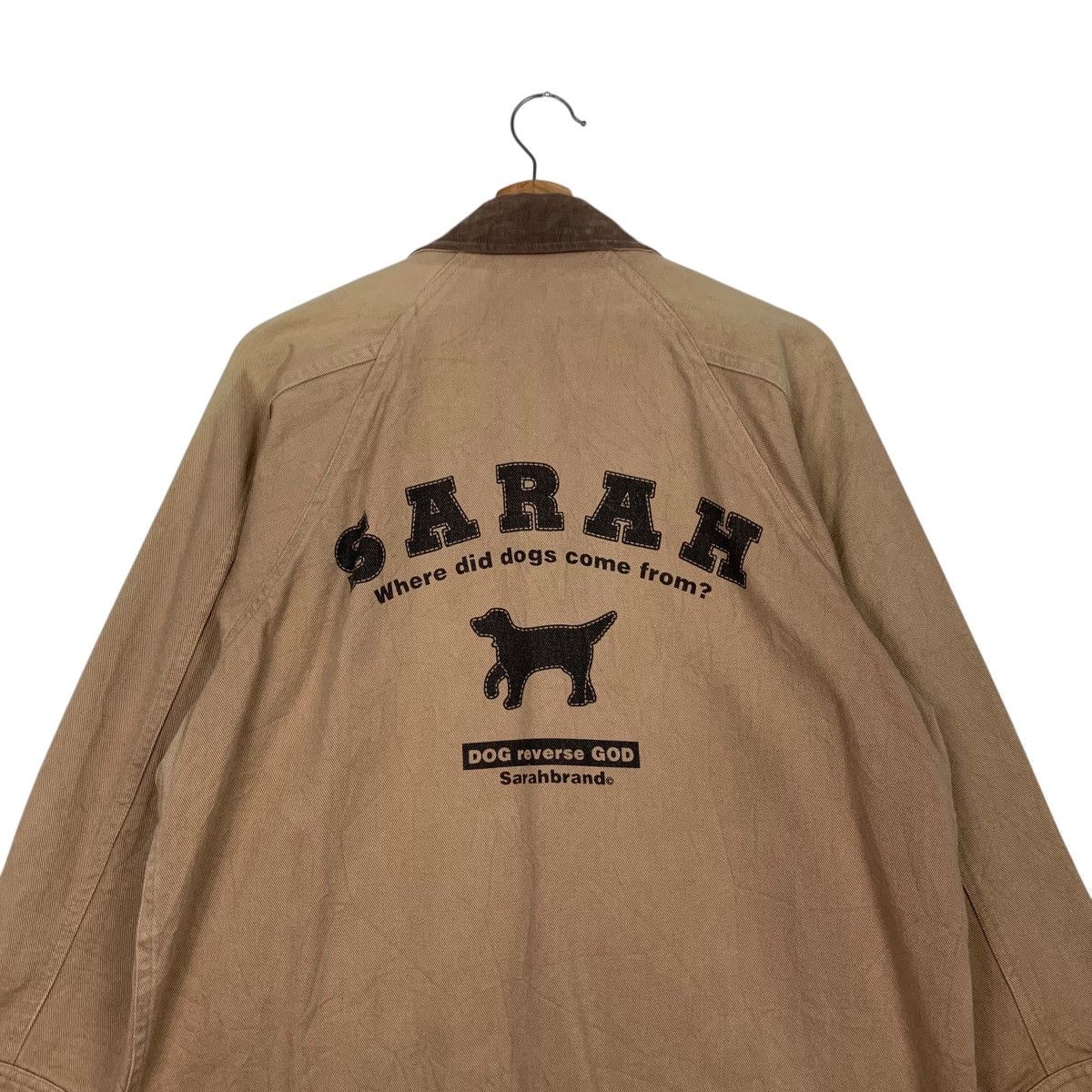 Vintage SARAH BRAND Good Dog Big Logo Worker Jacket #2476-C111 Size US M / EU 48-50 / 2 - 2 Thumbnail