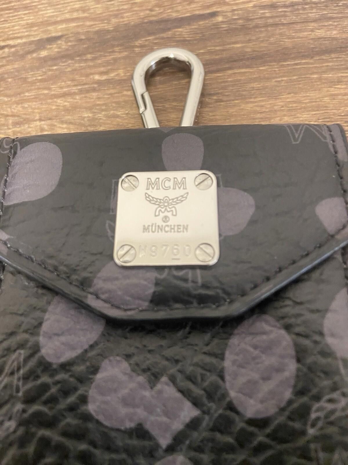 MCM MCM Visetos Black Leather Cigarette Case + Zipper Wallet Set Size ONE SIZE - 3 Thumbnail