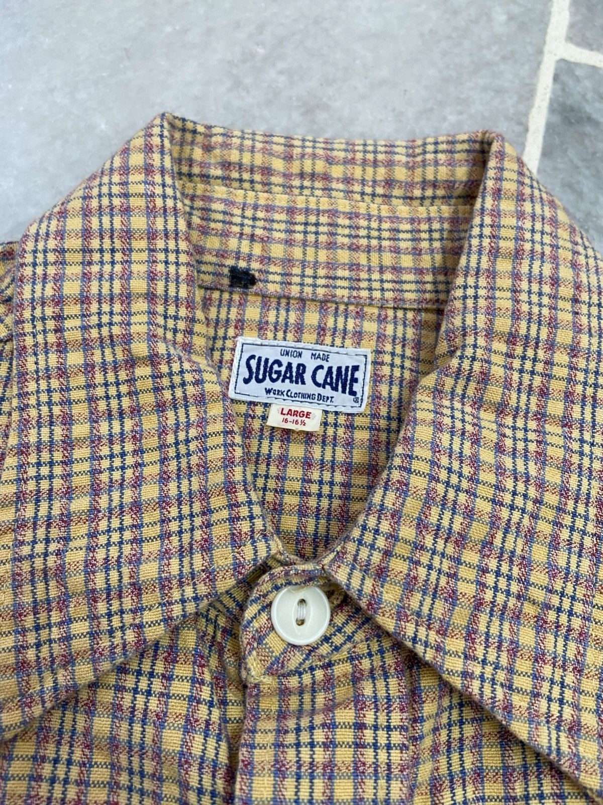 Flannel × Sugar Cane × Toyo Enterprises Vintage Sugar Cane Flannel Shirt Button Up Size US L / EU 52-54 / 3 - 10 Thumbnail