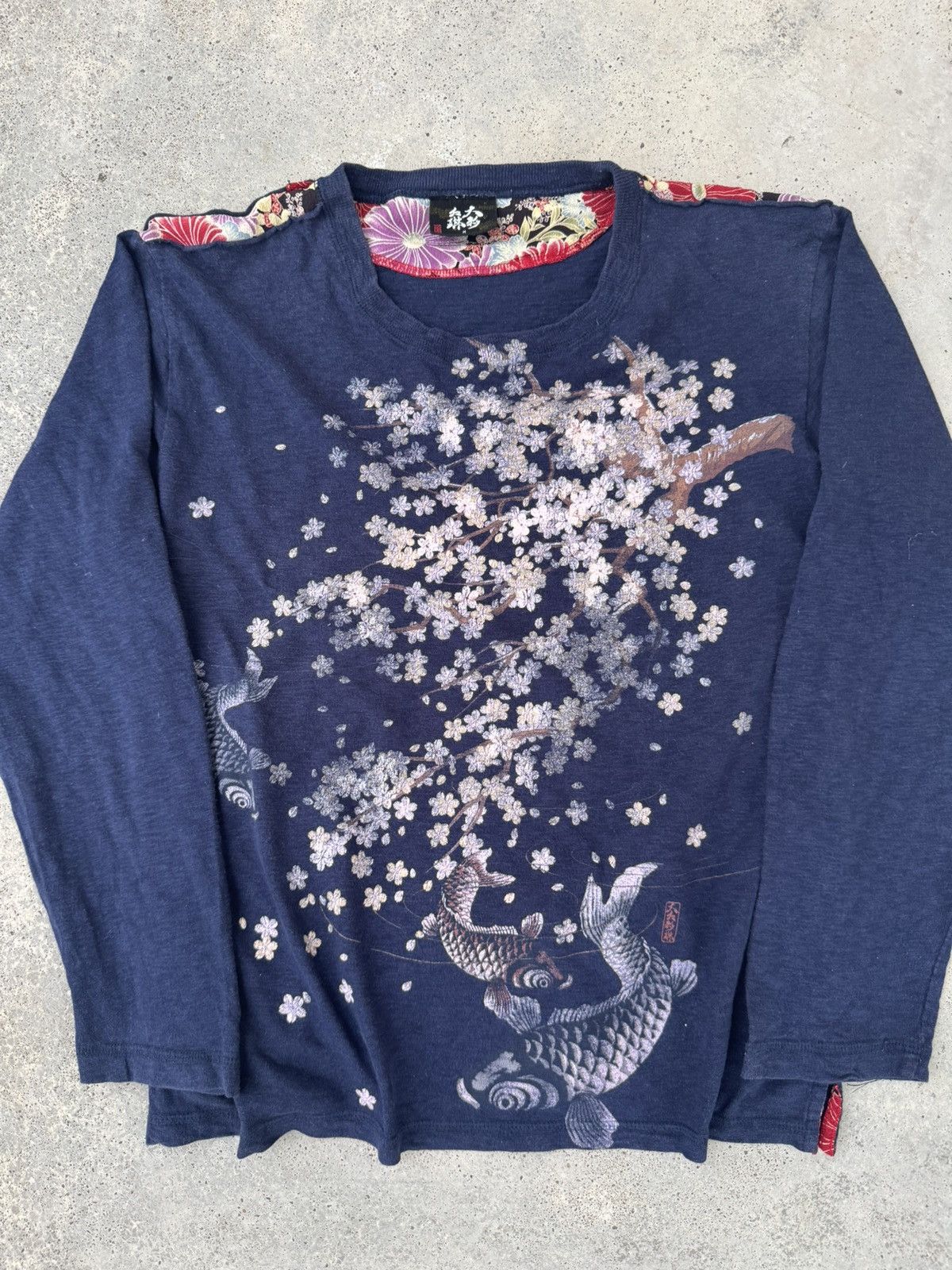 If Six Was Nine Archival Floral Japanese Tattoo ifsixwasnine Styled Tees Size US M / EU 48-50 / 2 - 2 Thumbnail