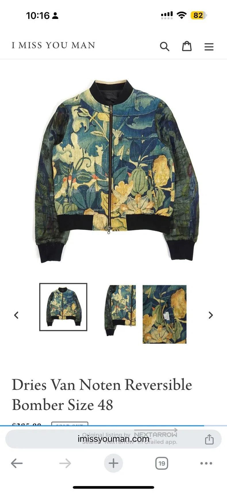 Dries Van Noten Dries Van Noten Small size printed jacket. Size US S / EU 44-46 / 1 - 1 Thumbnail