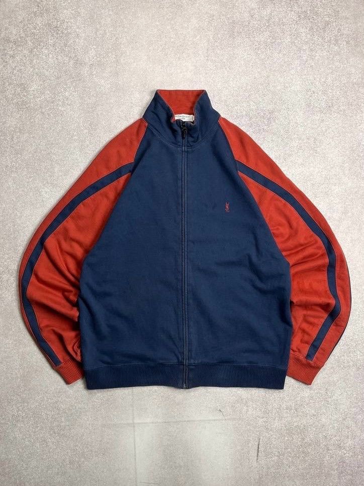 Vintage × Yves Saint Laurent VINTAGE YSL YVES SAINT LAURENT COTTON ZIP JACKET L Size US L / EU 52-54 / 3 - 1 Thumbnail